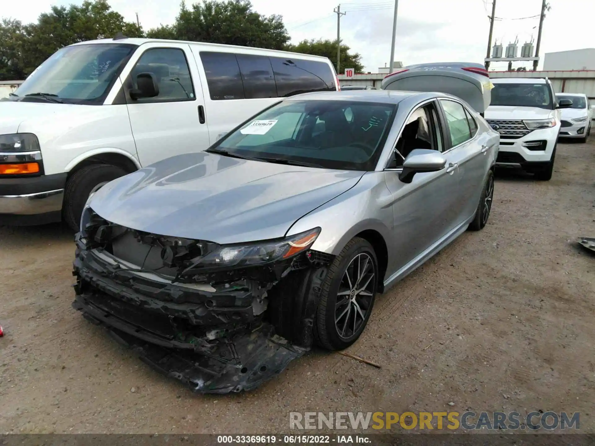 2 Photograph of a damaged car 4T1G11AK9MU602813 TOYOTA CAMRY 2021