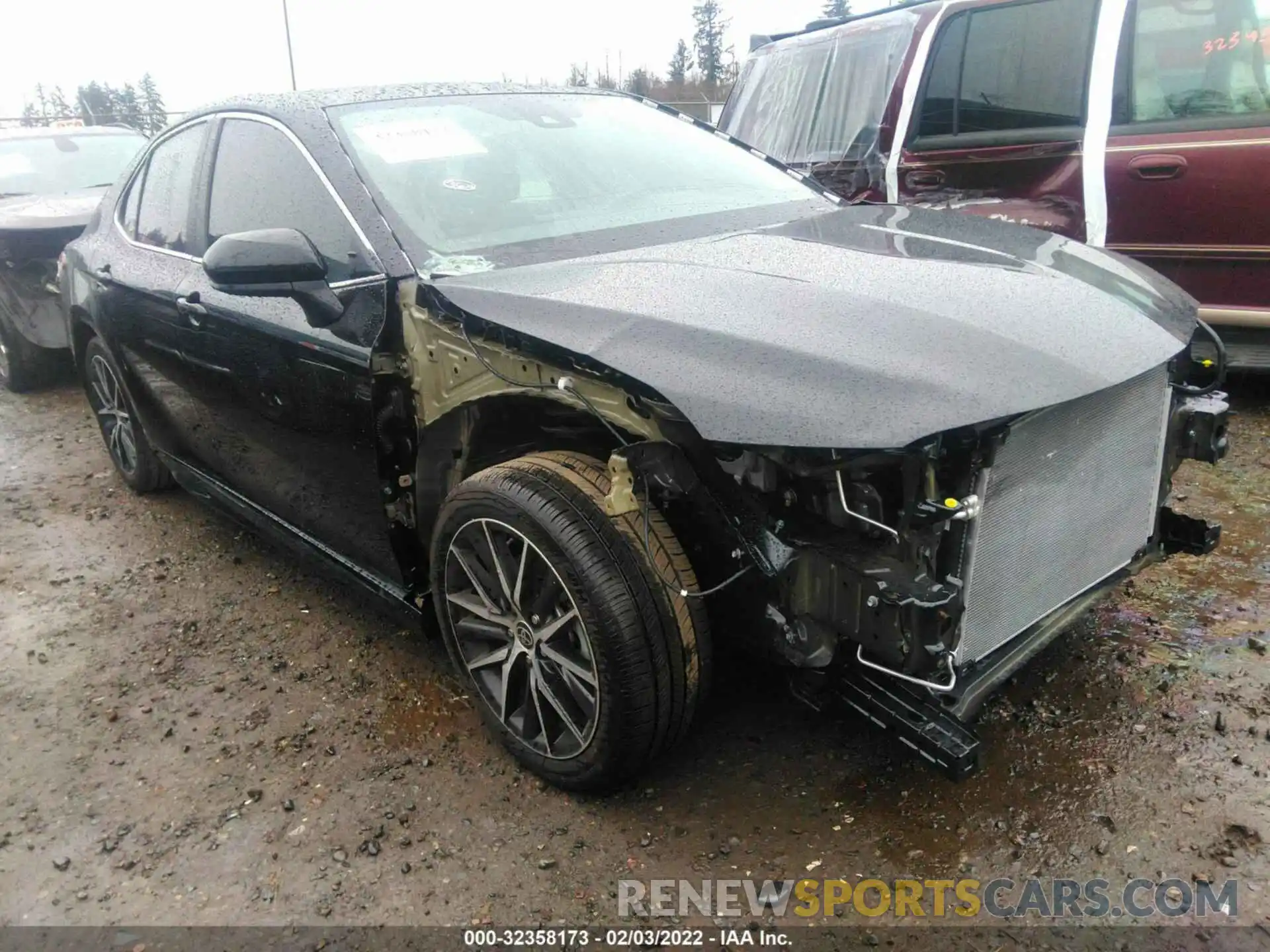 1 Photograph of a damaged car 4T1G11AK9MU609972 TOYOTA CAMRY 2021