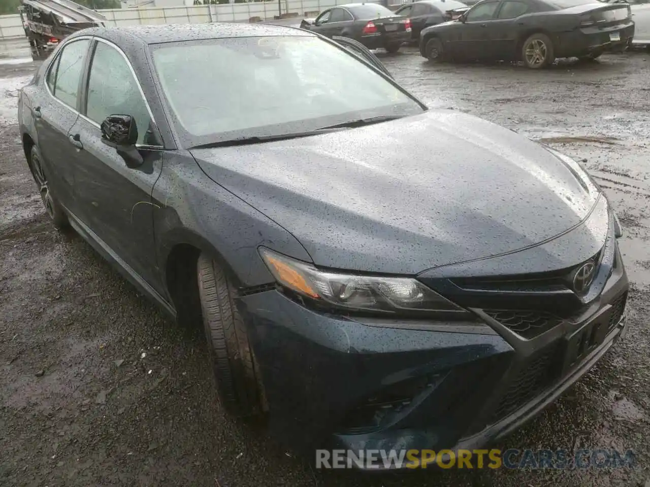 1 Photograph of a damaged car 4T1G11AKXMU402751 TOYOTA CAMRY 2021