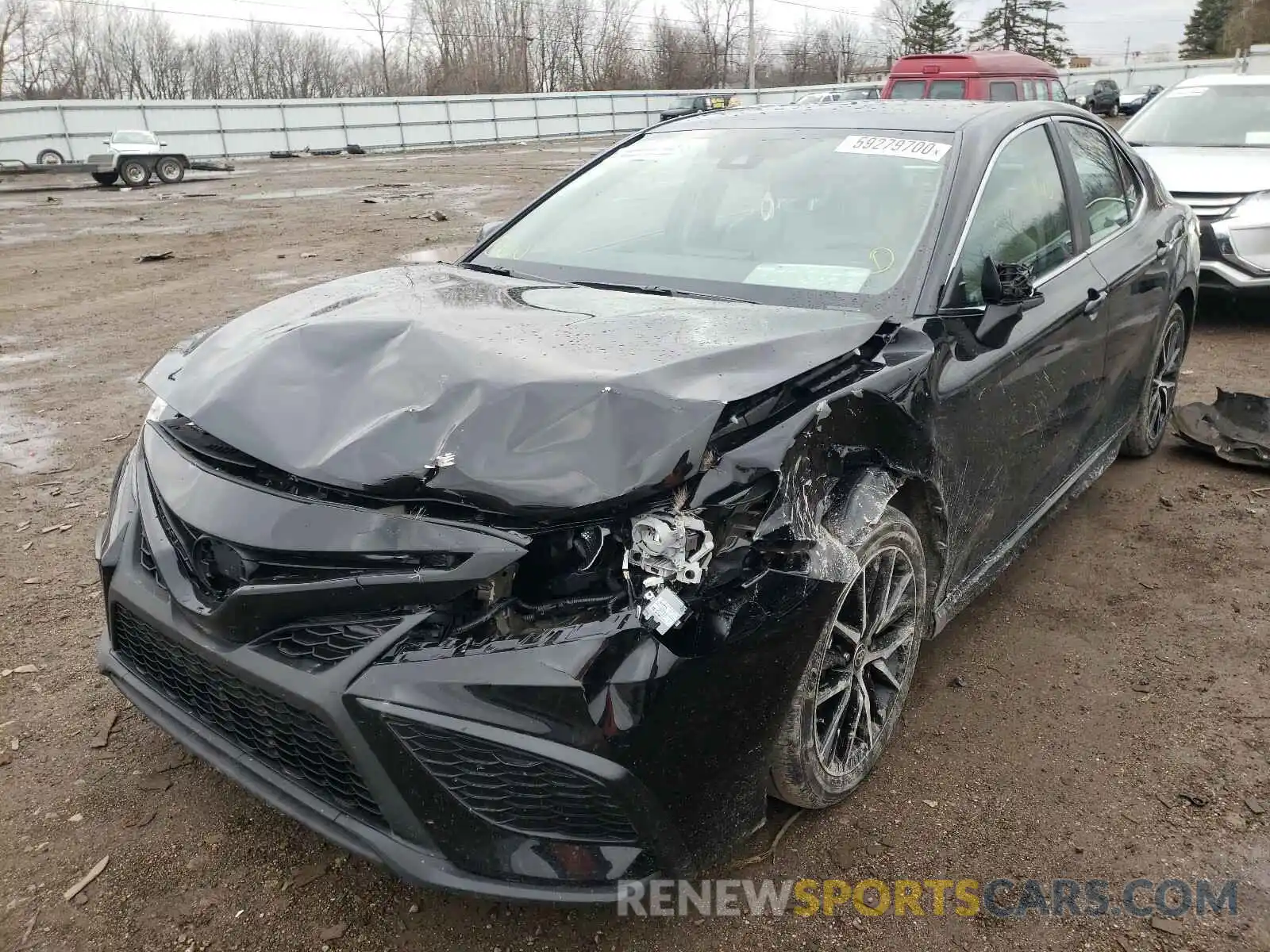 2 Photograph of a damaged car 4T1G11AKXMU404757 TOYOTA CAMRY 2021