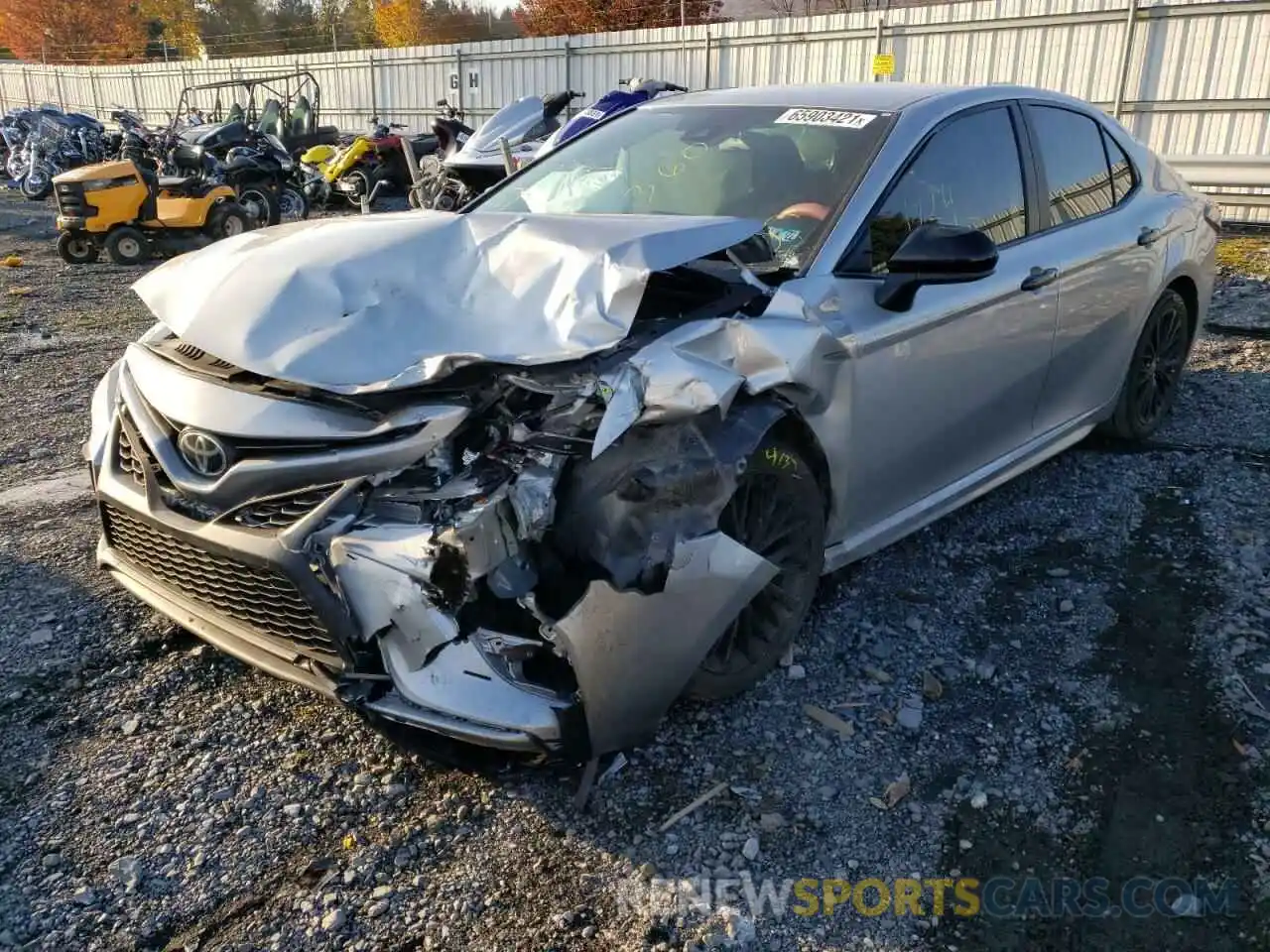 2 Photograph of a damaged car 4T1G11AKXMU405908 TOYOTA CAMRY 2021