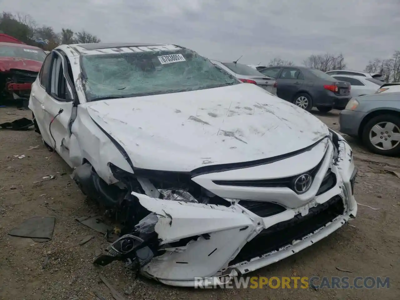 1 Photograph of a damaged car 4T1G11AKXMU406282 TOYOTA CAMRY 2021