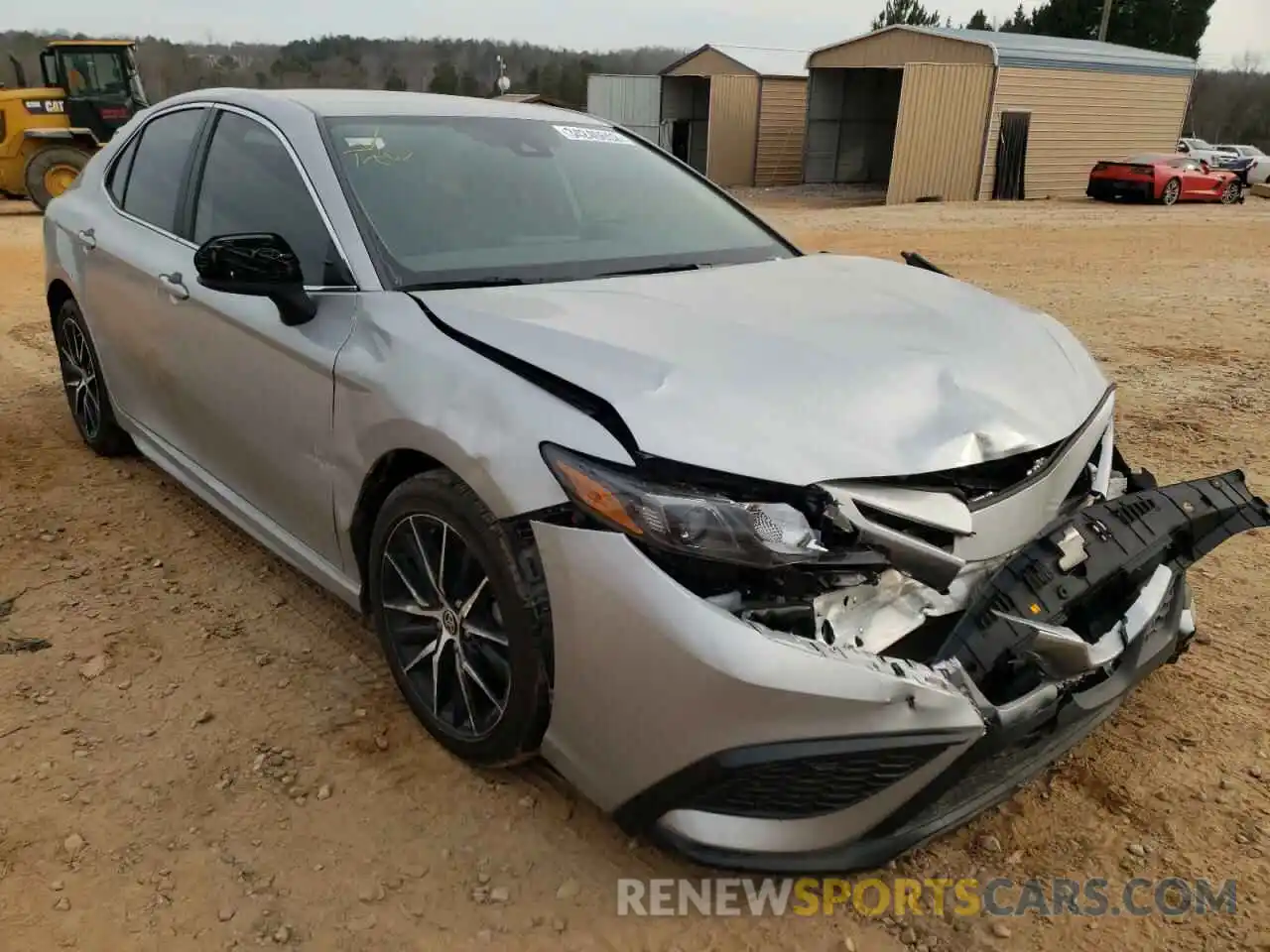 1 Photograph of a damaged car 4T1G11AKXMU406833 TOYOTA CAMRY 2021