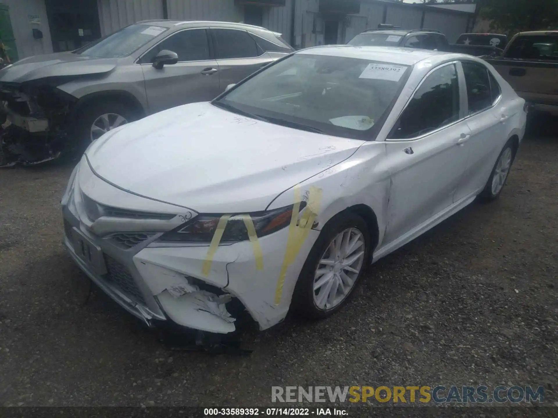 2 Photograph of a damaged car 4T1G11AKXMU410221 TOYOTA CAMRY 2021