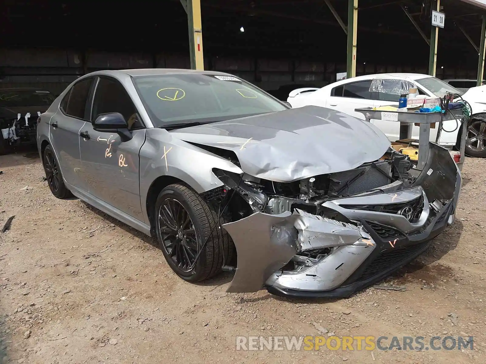 1 Photograph of a damaged car 4T1G11AKXMU411286 TOYOTA CAMRY 2021