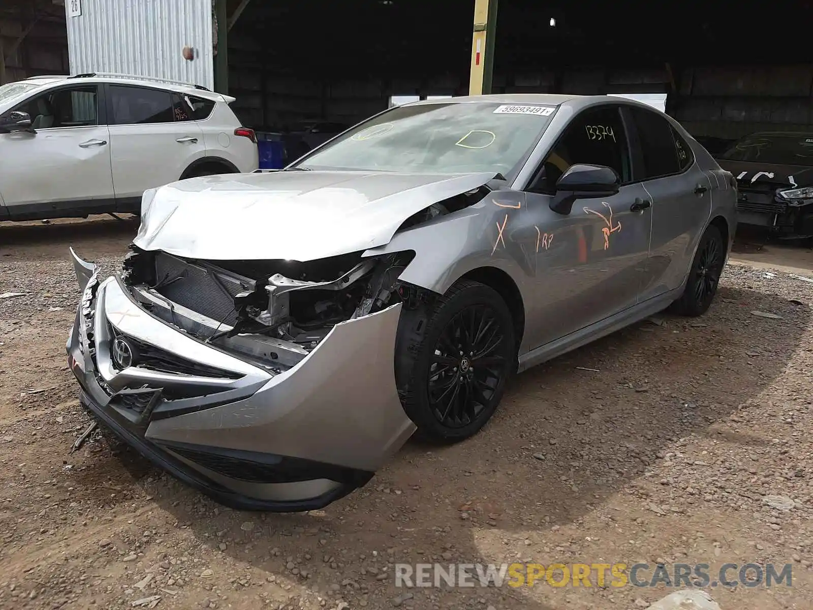 2 Photograph of a damaged car 4T1G11AKXMU411286 TOYOTA CAMRY 2021