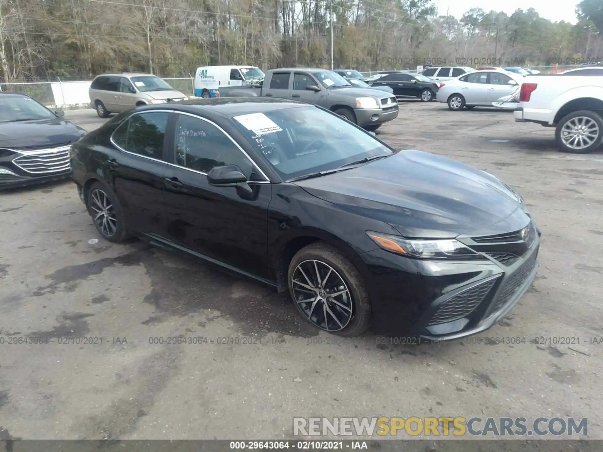 1 Photograph of a damaged car 4T1G11AKXMU415550 TOYOTA CAMRY 2021