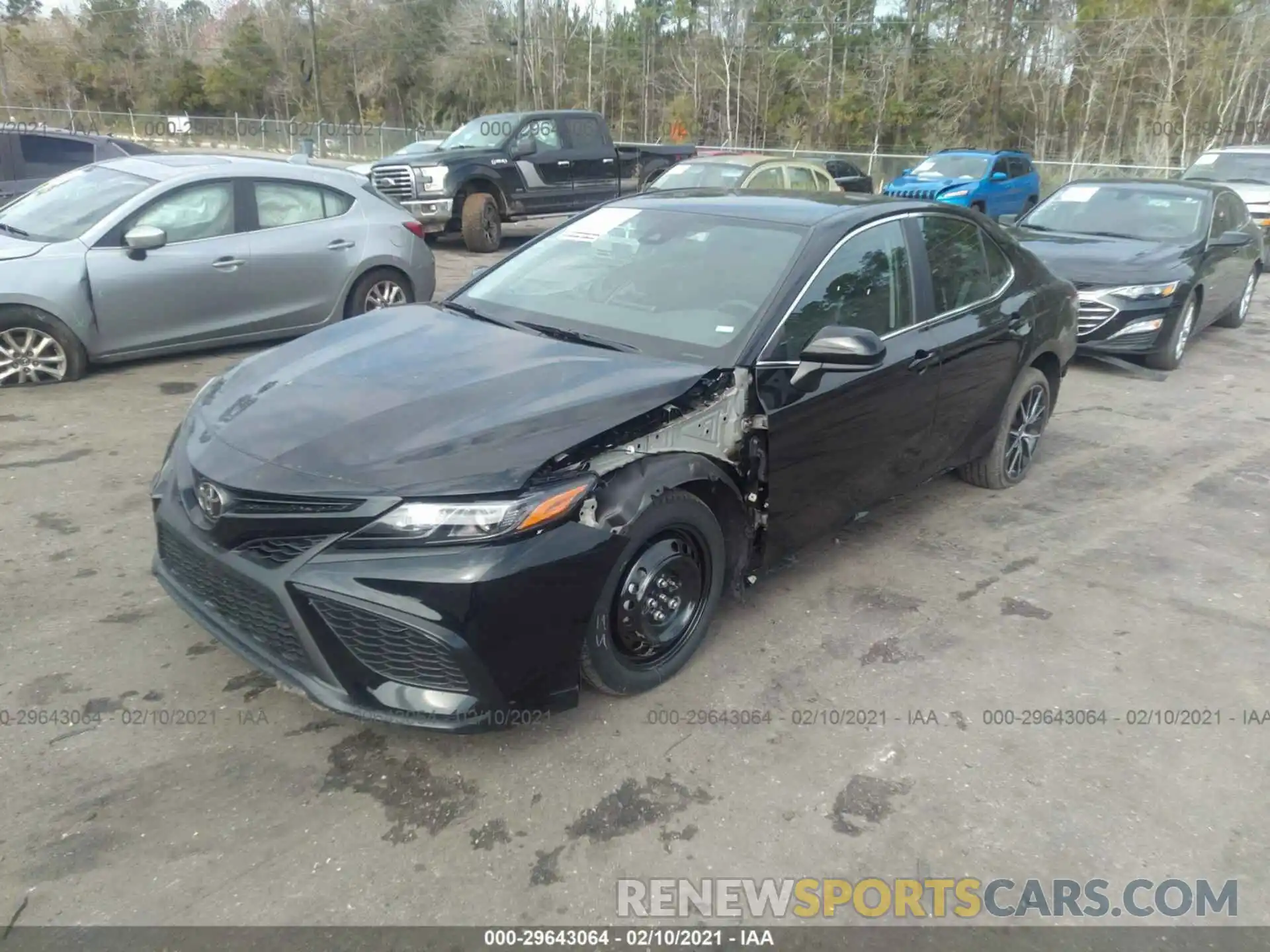 2 Photograph of a damaged car 4T1G11AKXMU415550 TOYOTA CAMRY 2021