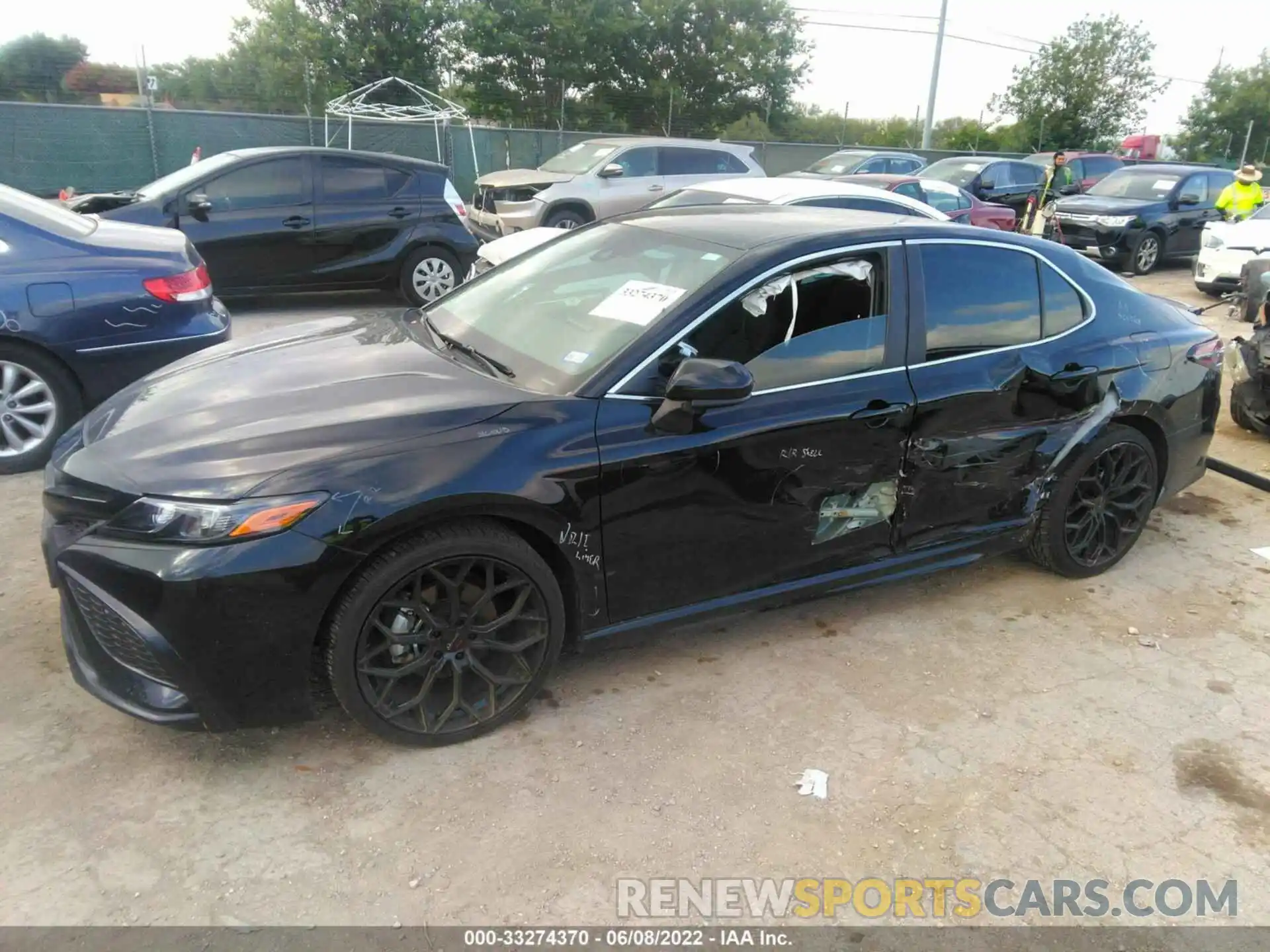 2 Photograph of a damaged car 4T1G11AKXMU419162 TOYOTA CAMRY 2021