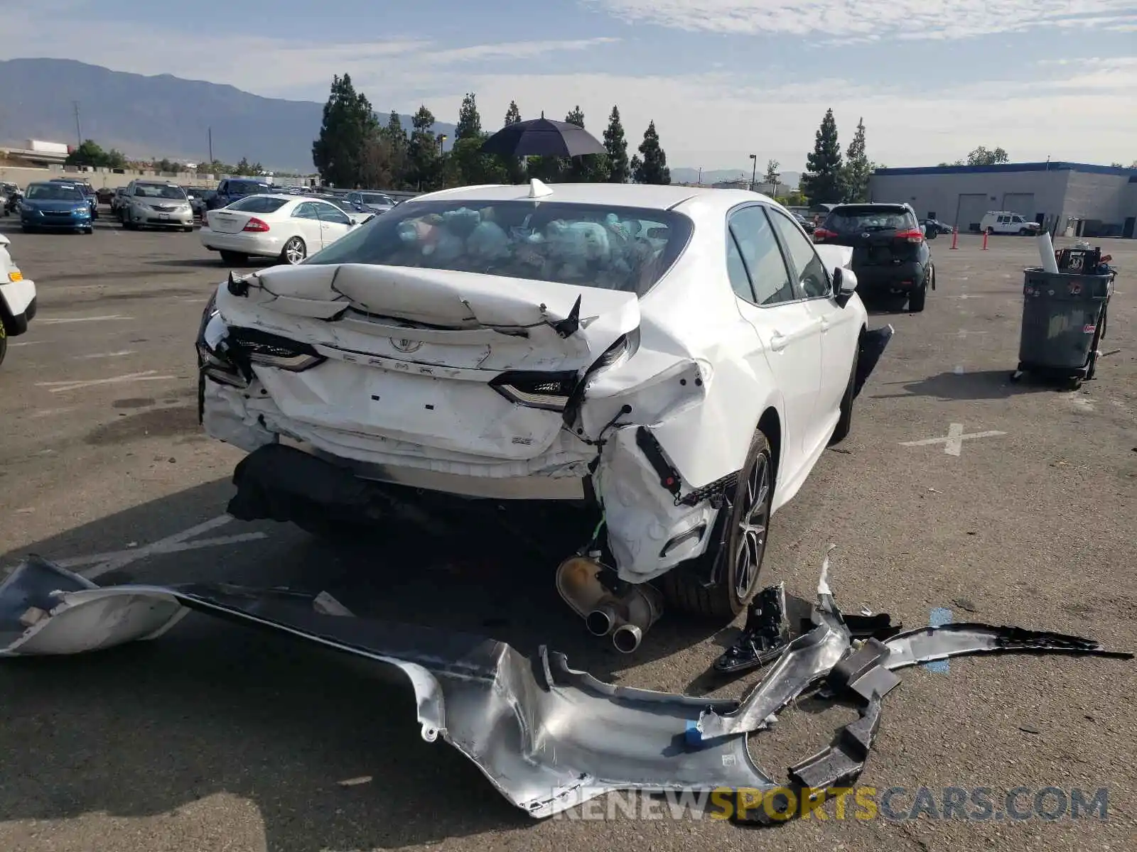 4 Photograph of a damaged car 4T1G11AKXMU419680 TOYOTA CAMRY 2021