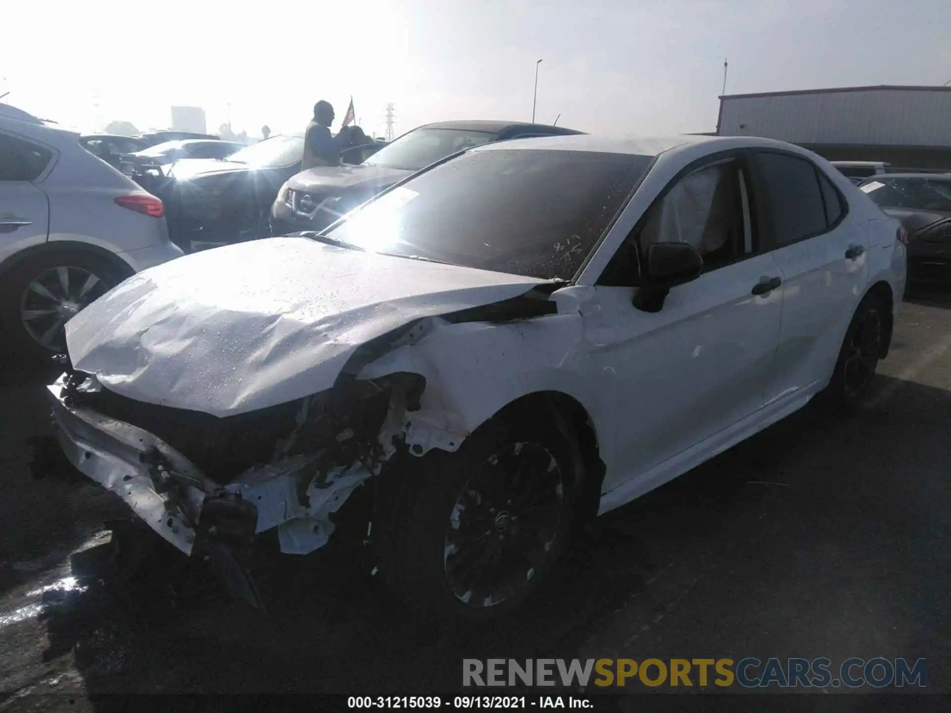 2 Photograph of a damaged car 4T1G11AKXMU421106 TOYOTA CAMRY 2021