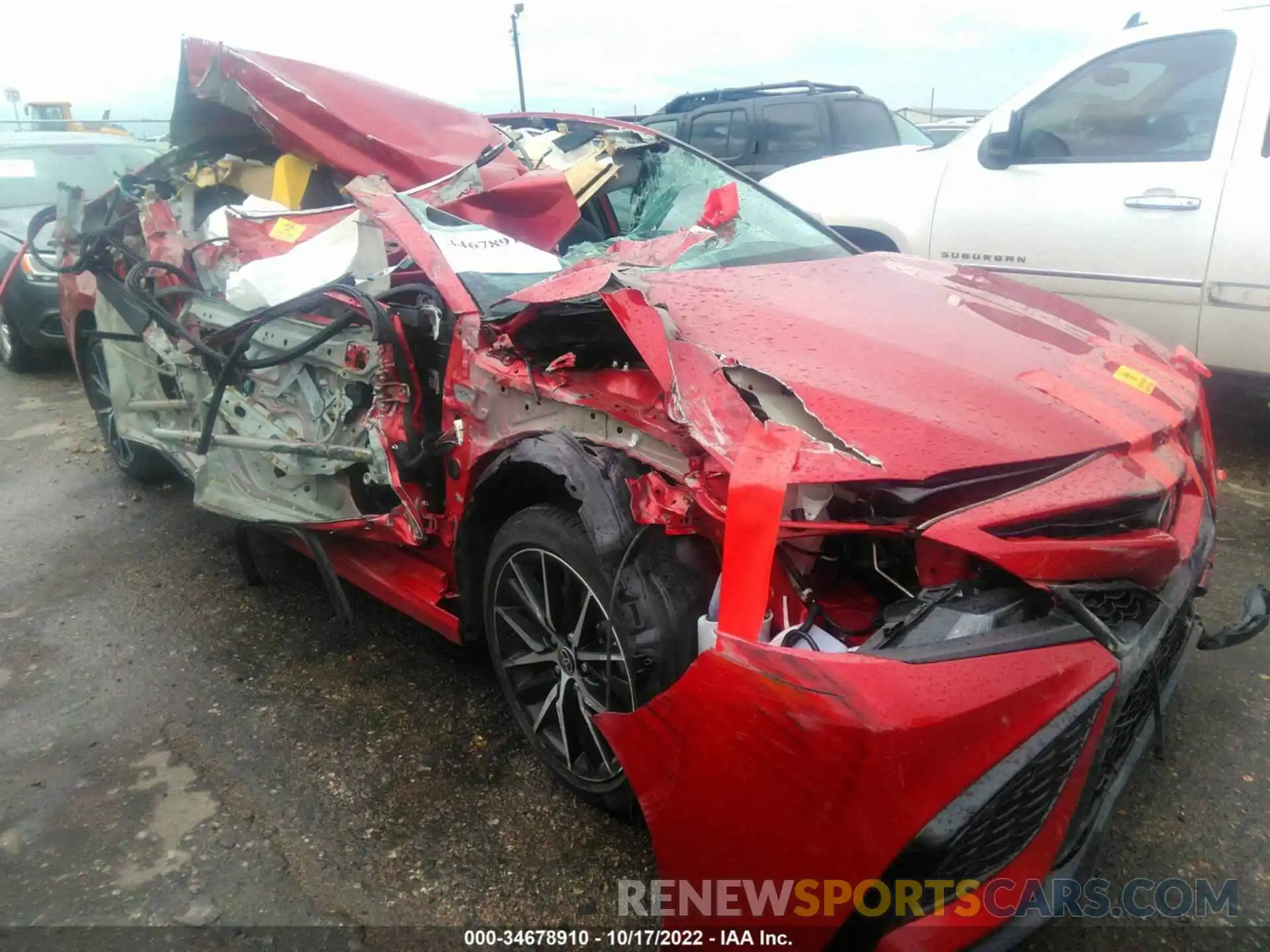 1 Photograph of a damaged car 4T1G11AKXMU426080 TOYOTA CAMRY 2021