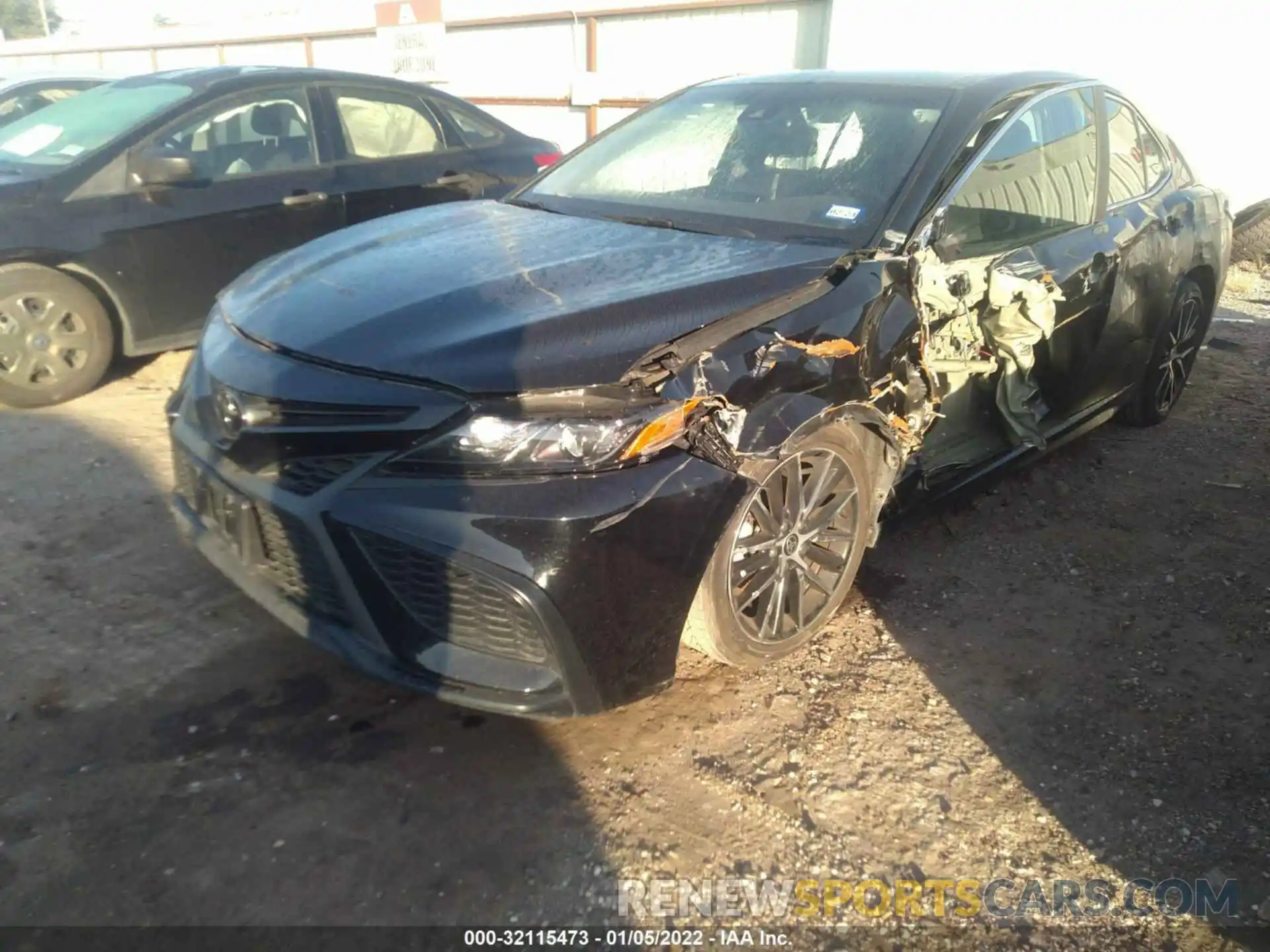 2 Photograph of a damaged car 4T1G11AKXMU440254 TOYOTA CAMRY 2021