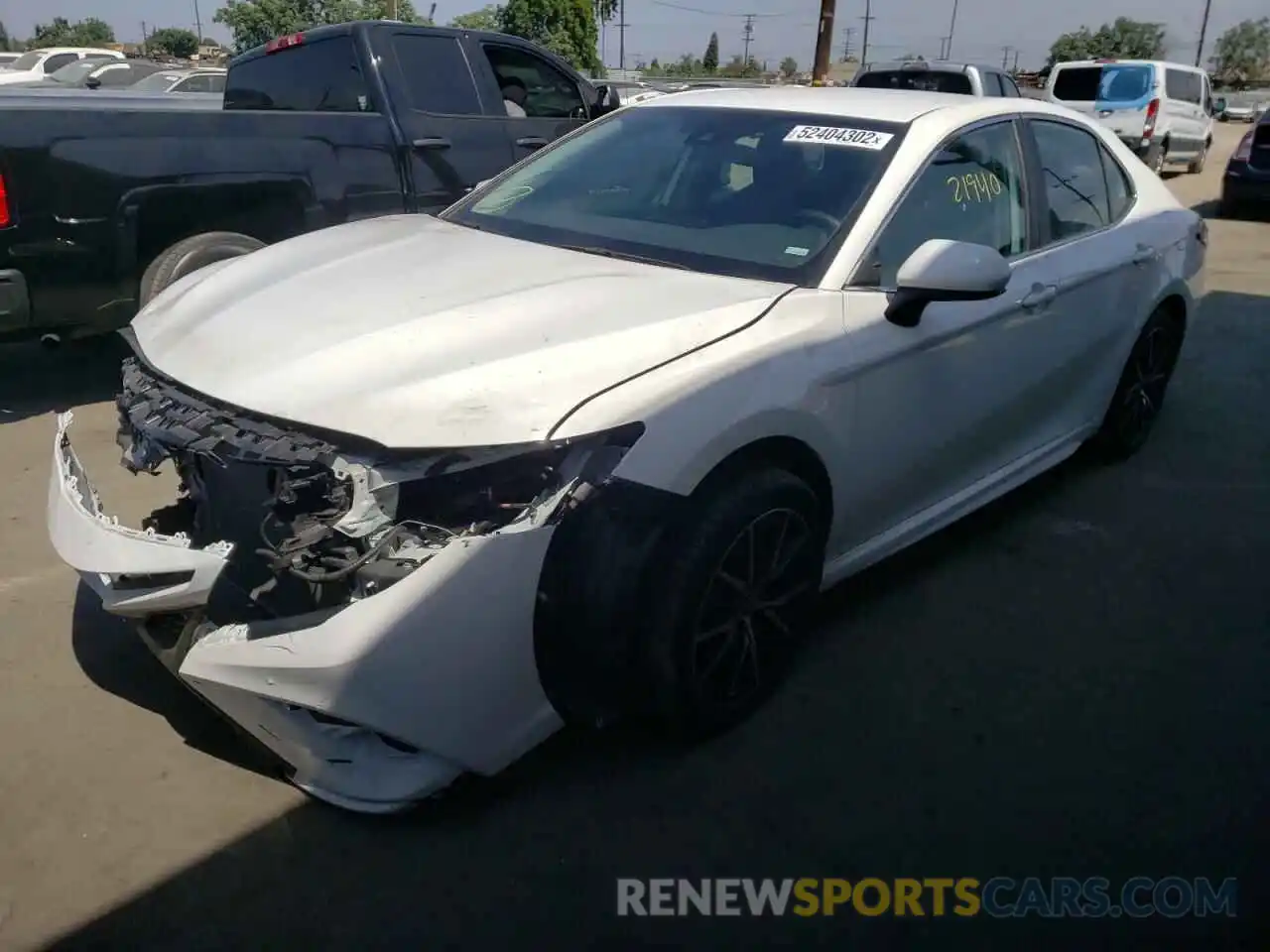 2 Photograph of a damaged car 4T1G11AKXMU444336 TOYOTA CAMRY 2021