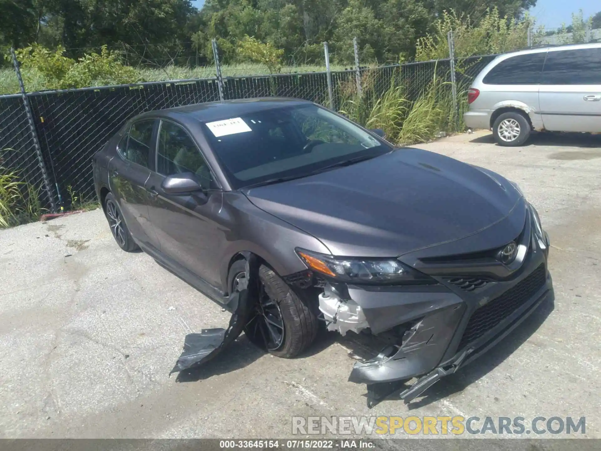 1 Photograph of a damaged car 4T1G11AKXMU445874 TOYOTA CAMRY 2021