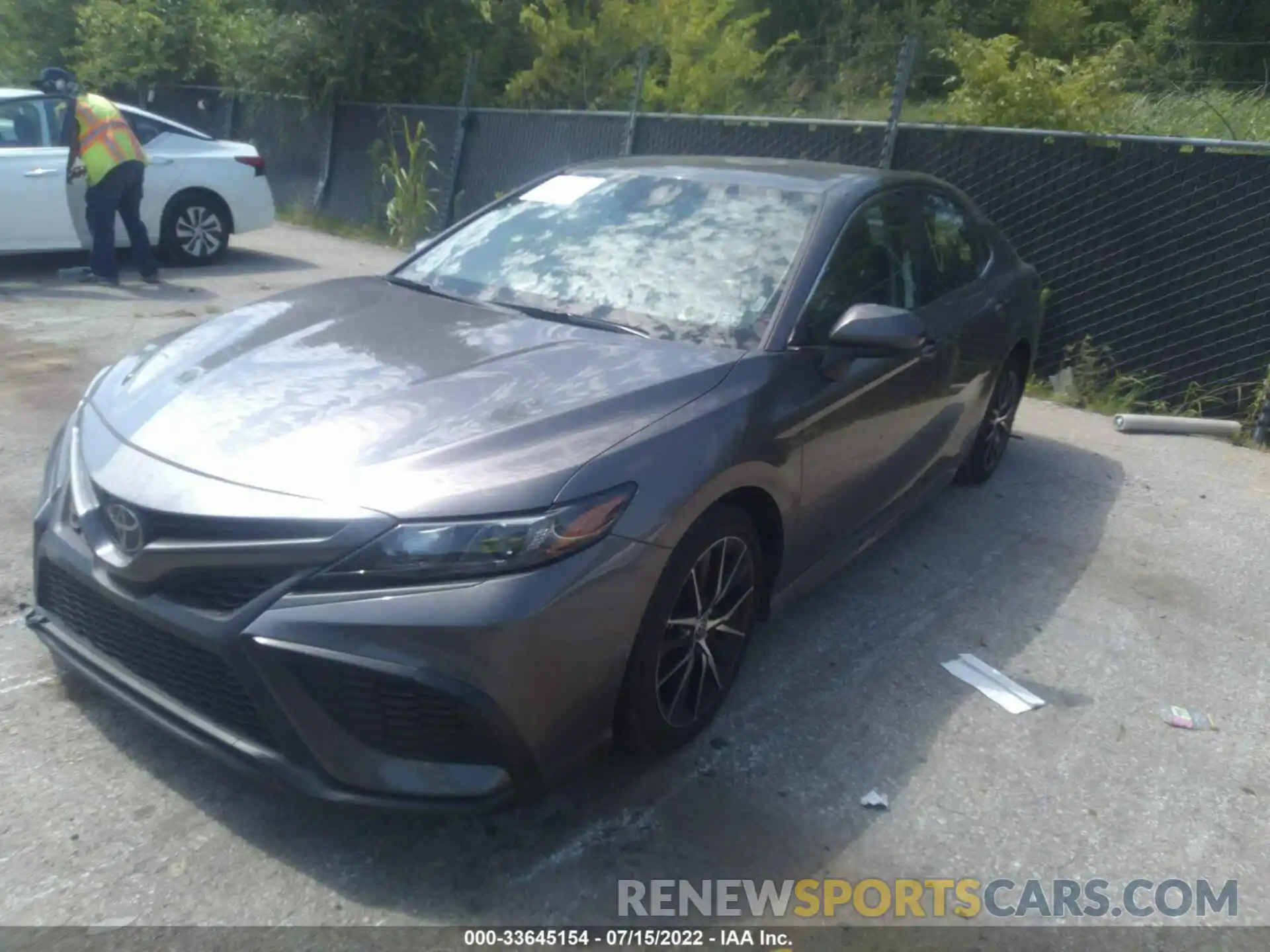 2 Photograph of a damaged car 4T1G11AKXMU445874 TOYOTA CAMRY 2021