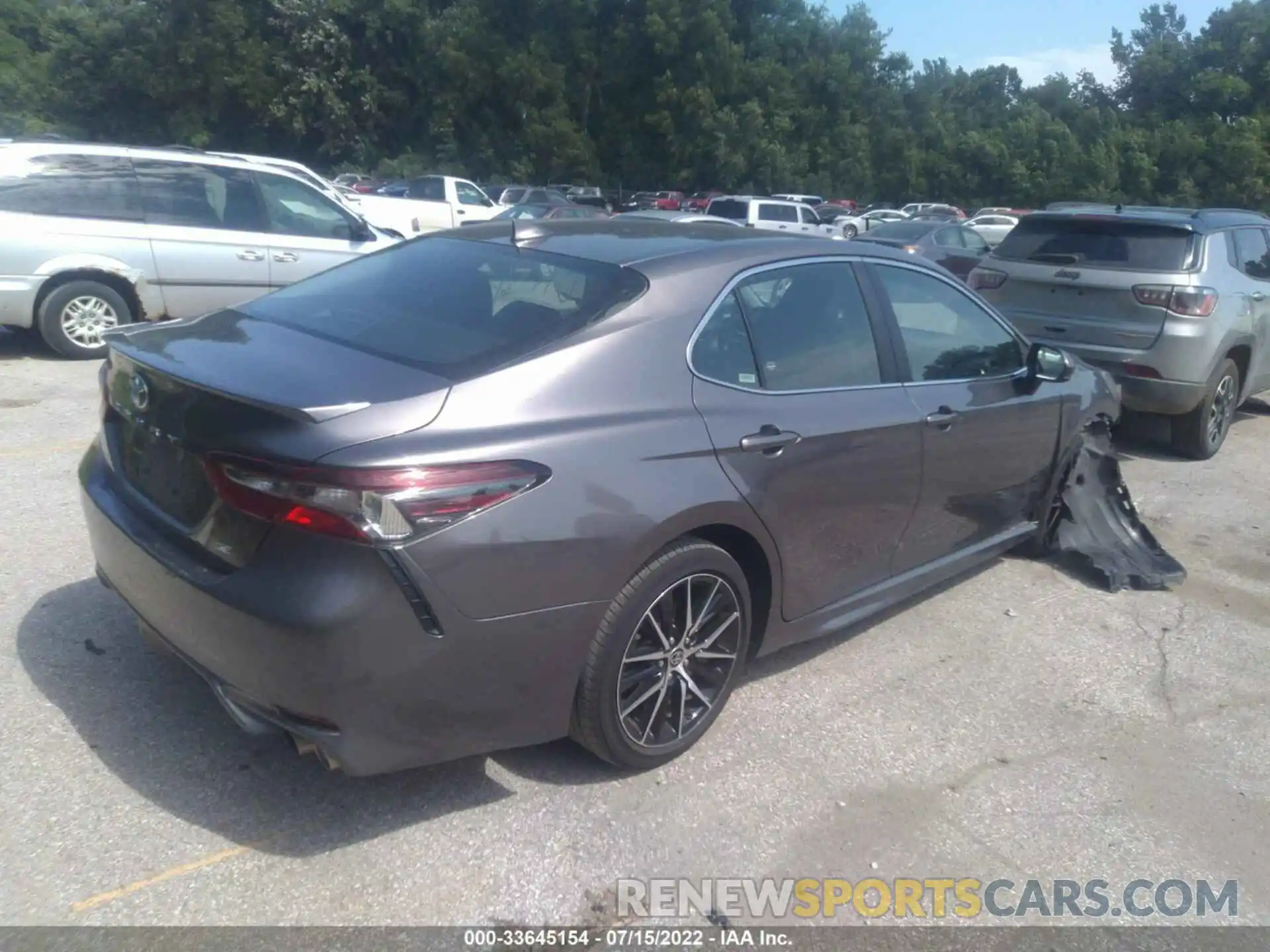 4 Photograph of a damaged car 4T1G11AKXMU445874 TOYOTA CAMRY 2021