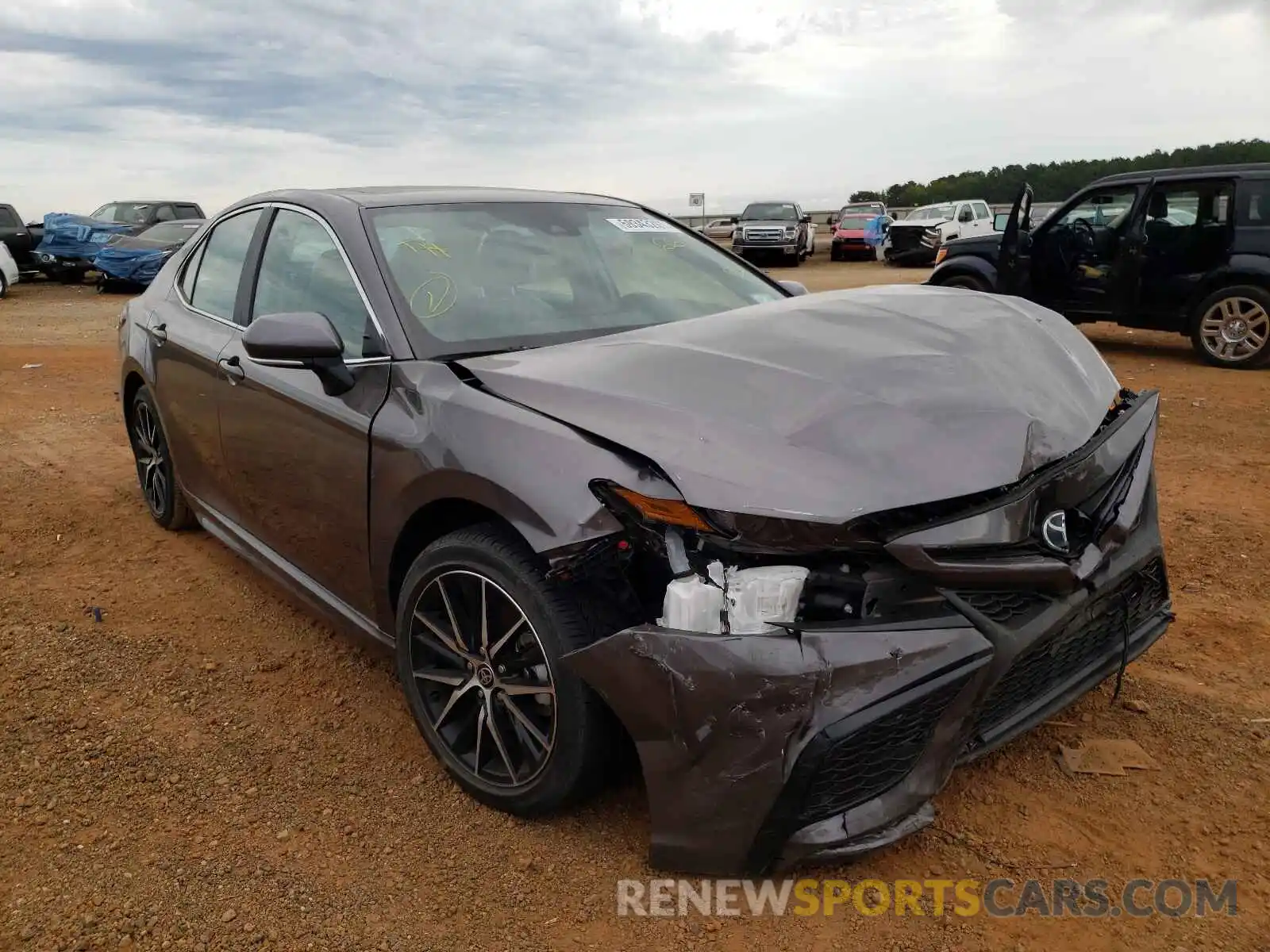 1 Photograph of a damaged car 4T1G11AKXMU446619 TOYOTA CAMRY 2021