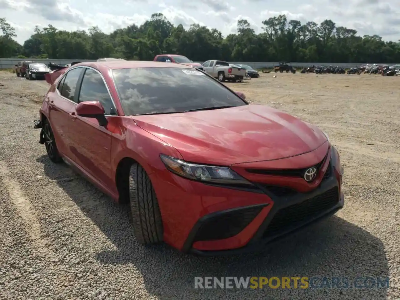 1 Photograph of a damaged car 4T1G11AKXMU447544 TOYOTA CAMRY 2021