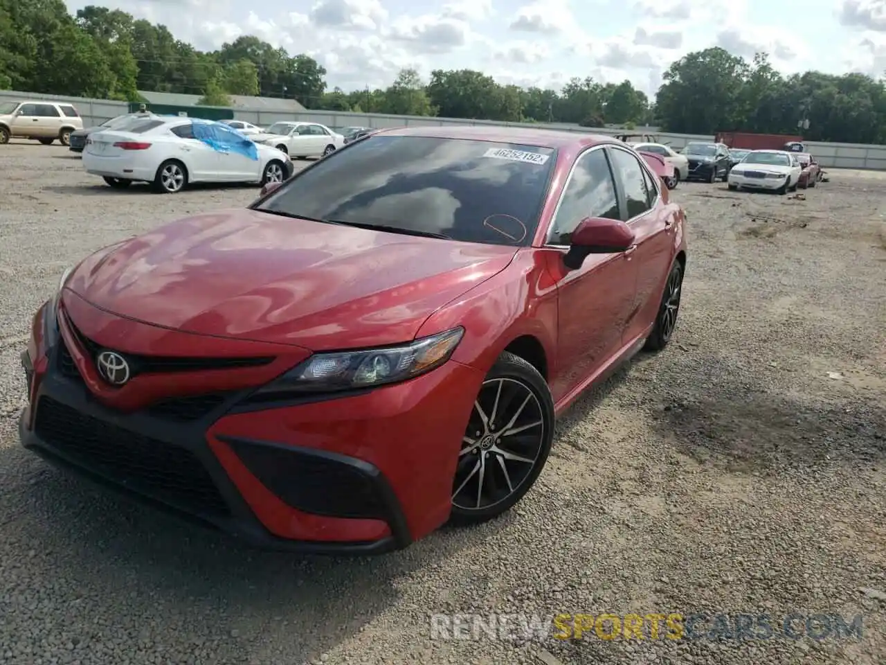 2 Photograph of a damaged car 4T1G11AKXMU447544 TOYOTA CAMRY 2021