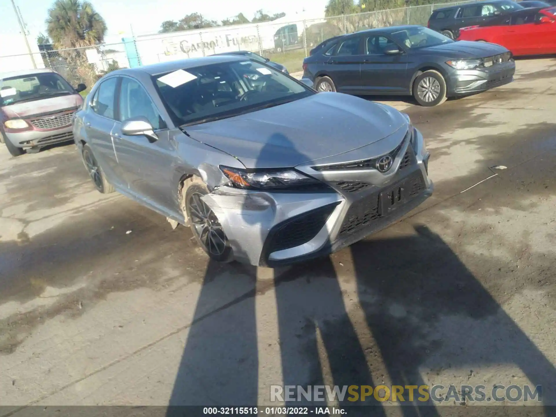 1 Photograph of a damaged car 4T1G11AKXMU453912 TOYOTA CAMRY 2021