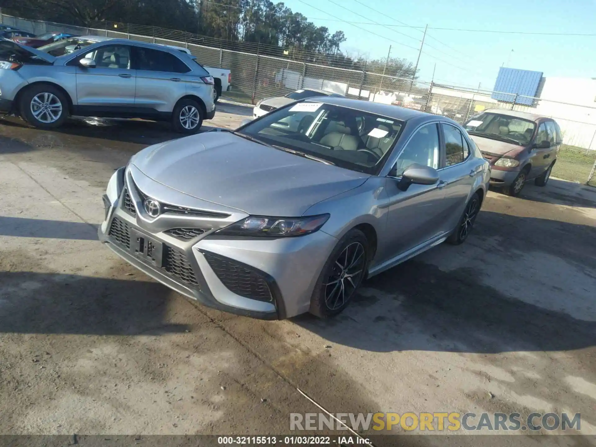 2 Photograph of a damaged car 4T1G11AKXMU453912 TOYOTA CAMRY 2021