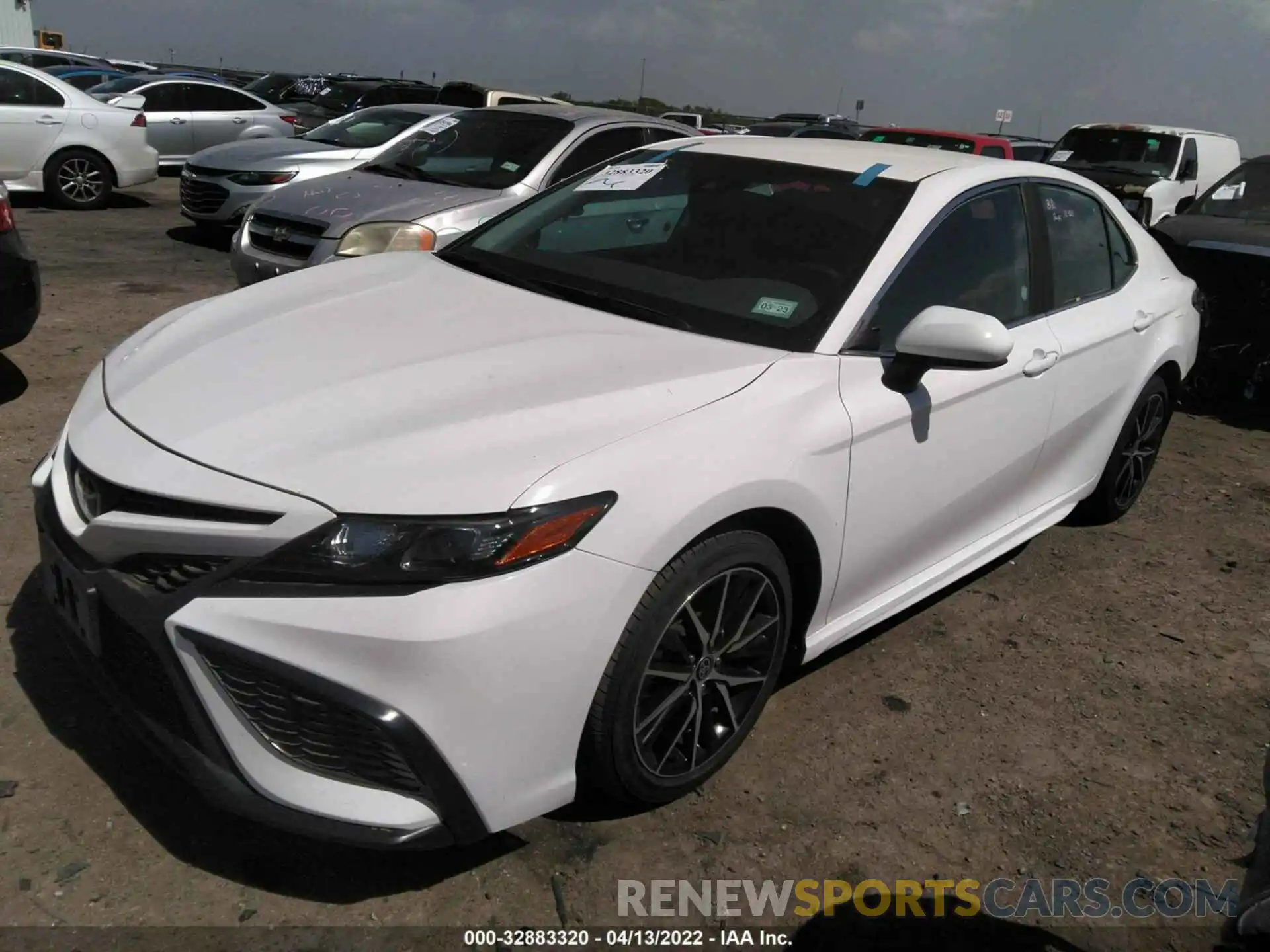 2 Photograph of a damaged car 4T1G11AKXMU454283 TOYOTA CAMRY 2021