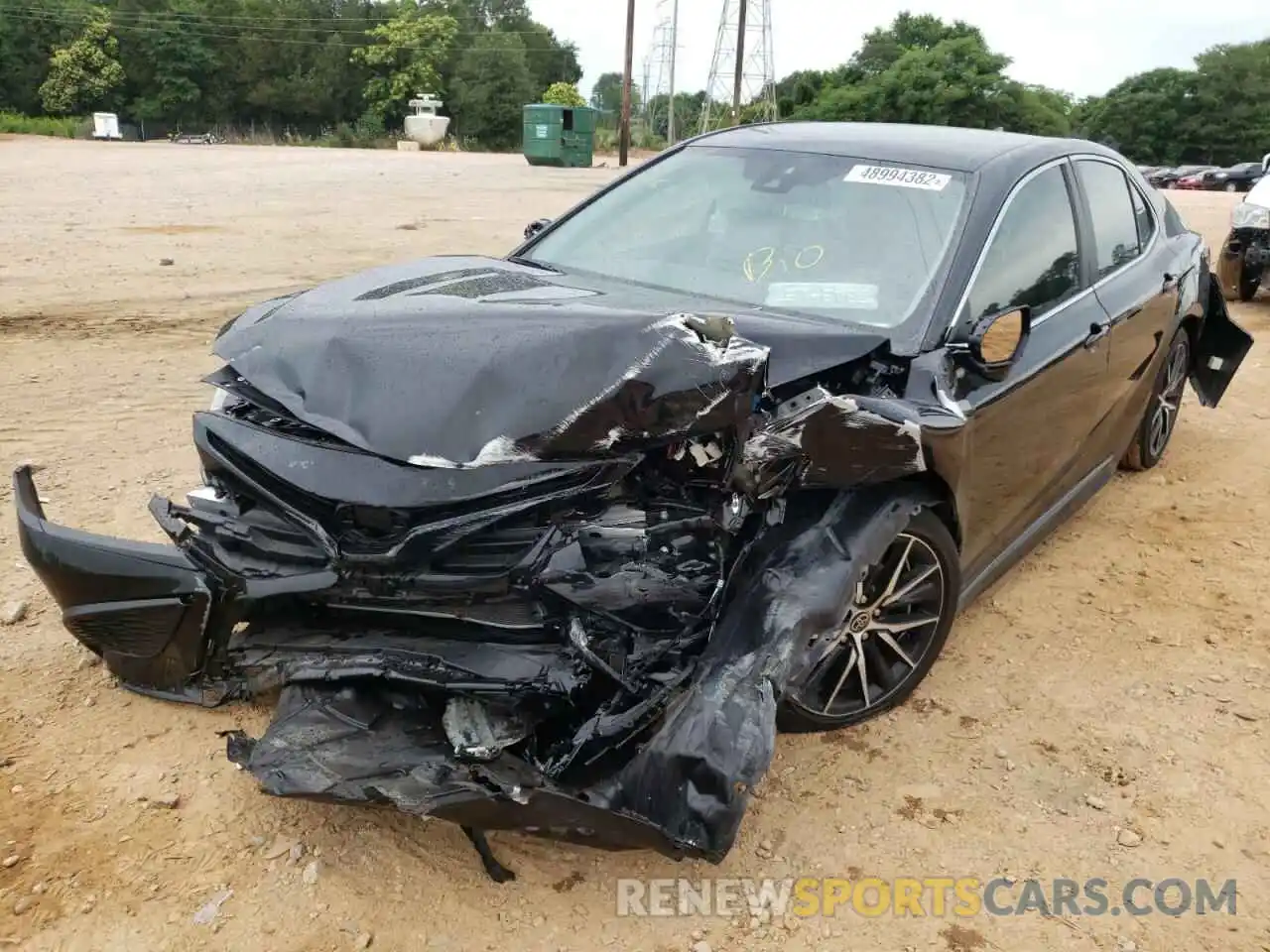 2 Photograph of a damaged car 4T1G11AKXMU455546 TOYOTA CAMRY 2021