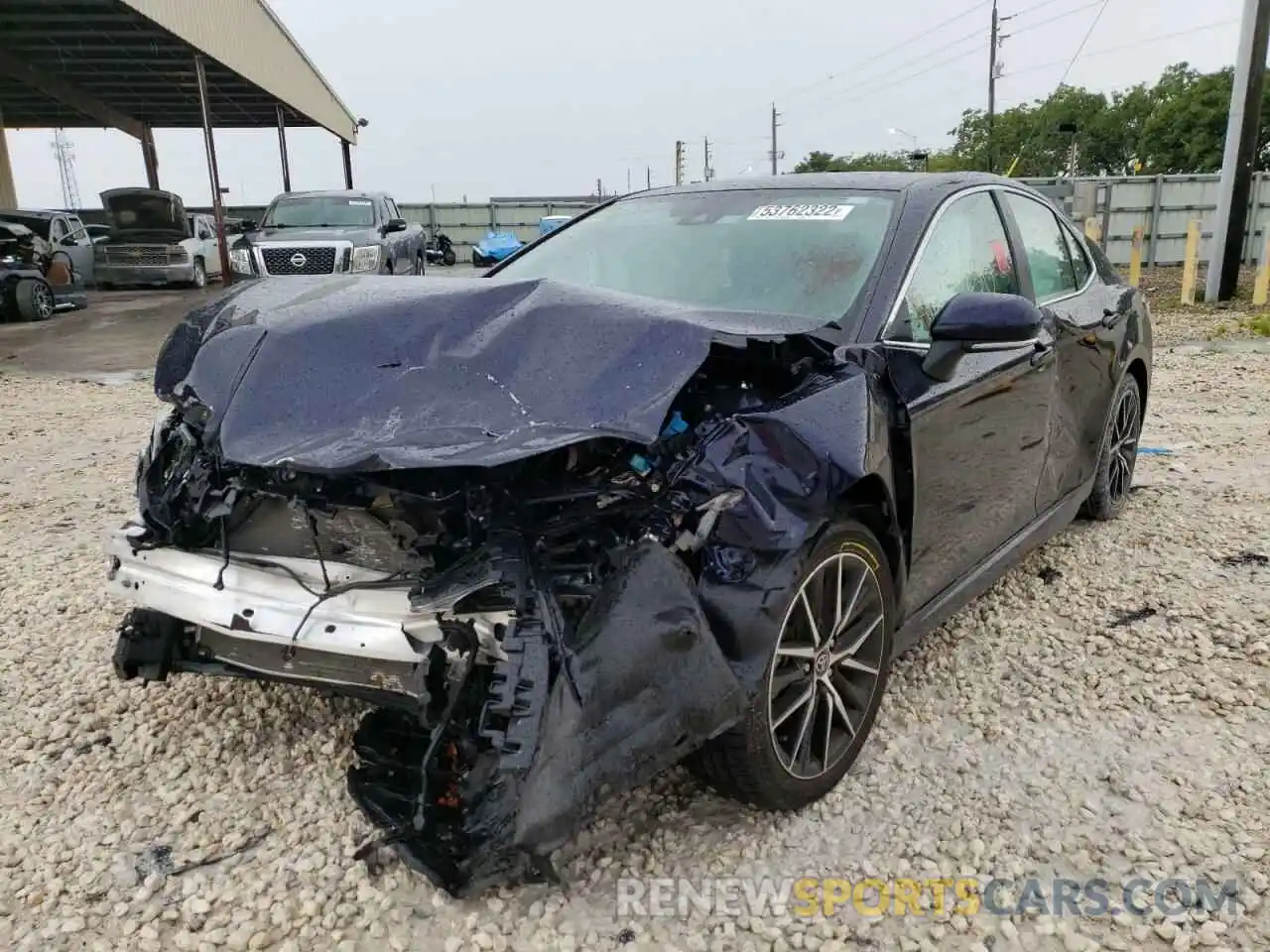 2 Photograph of a damaged car 4T1G11AKXMU457605 TOYOTA CAMRY 2021