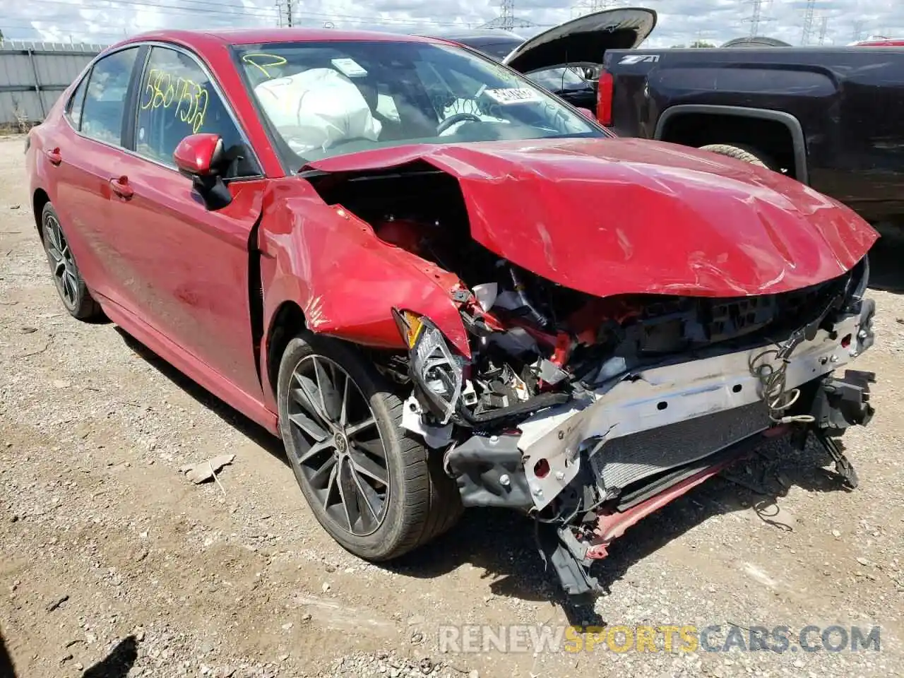 1 Photograph of a damaged car 4T1G11AKXMU458351 TOYOTA CAMRY 2021