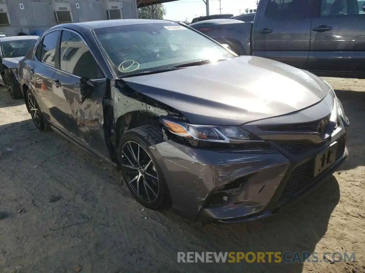 1 Photograph of a damaged car 4T1G11AKXMU463209 TOYOTA CAMRY 2021