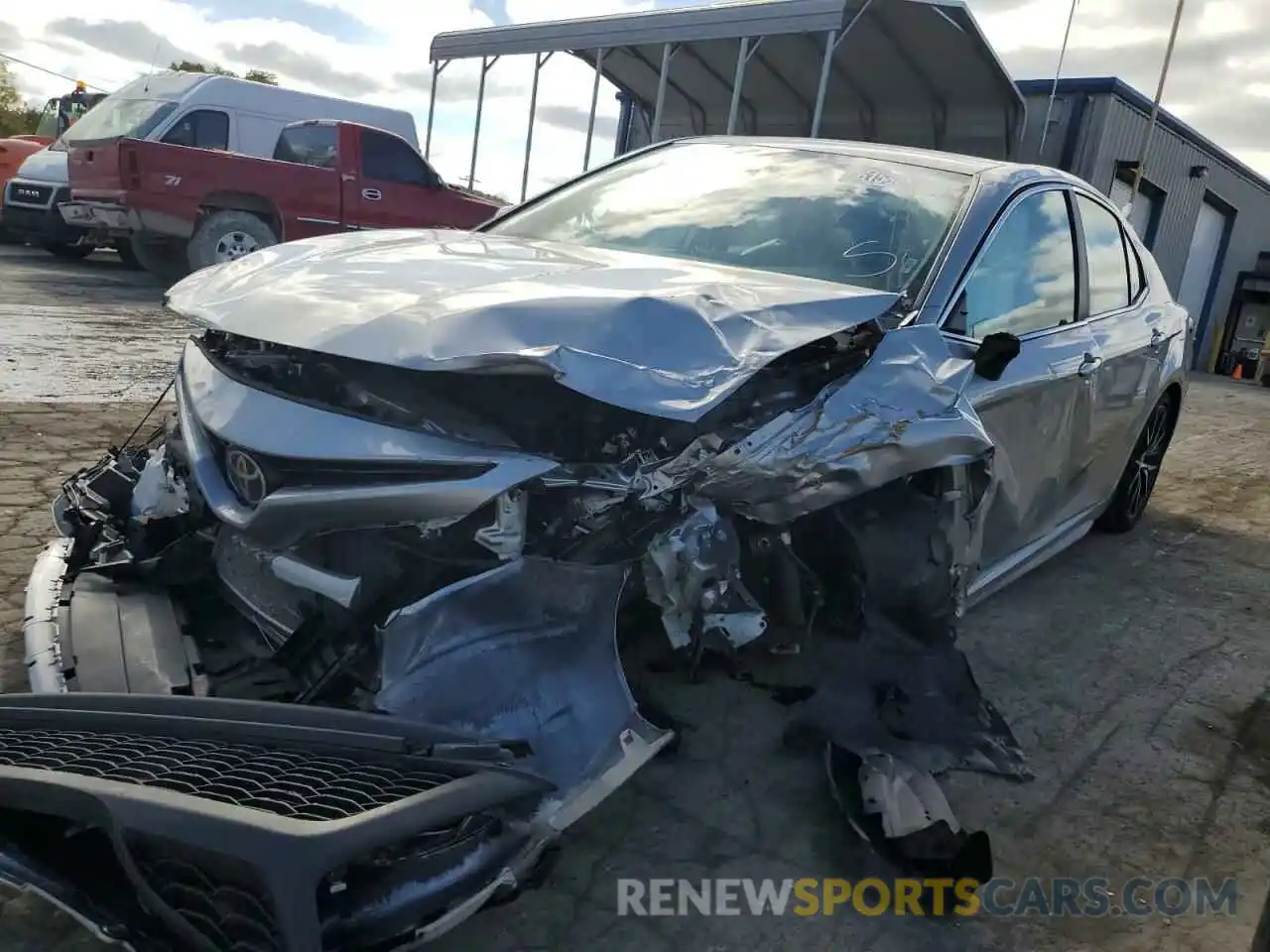 2 Photograph of a damaged car 4T1G11AKXMU464585 TOYOTA CAMRY 2021