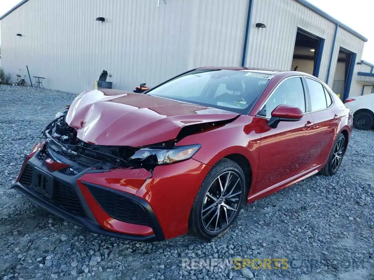 2 Photograph of a damaged car 4T1G11AKXMU465073 TOYOTA CAMRY 2021