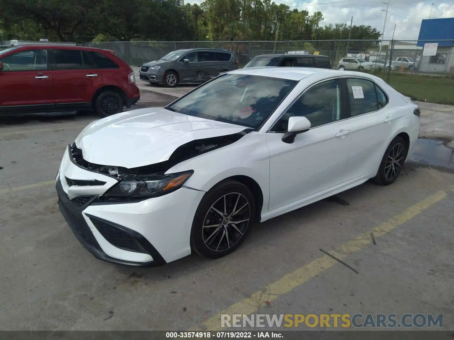 2 Photograph of a damaged car 4T1G11AKXMU466773 TOYOTA CAMRY 2021