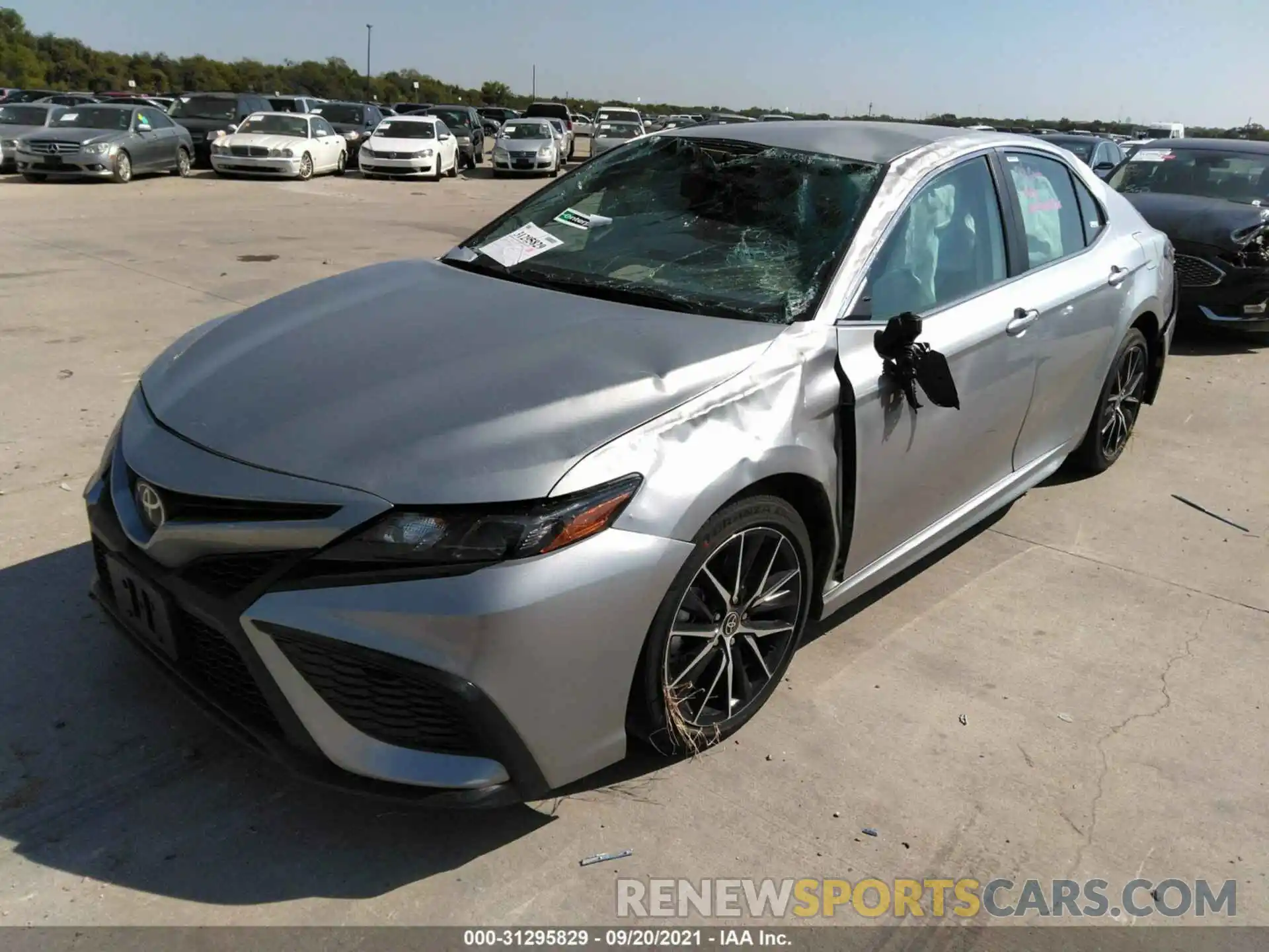 2 Photograph of a damaged car 4T1G11AKXMU467793 TOYOTA CAMRY 2021