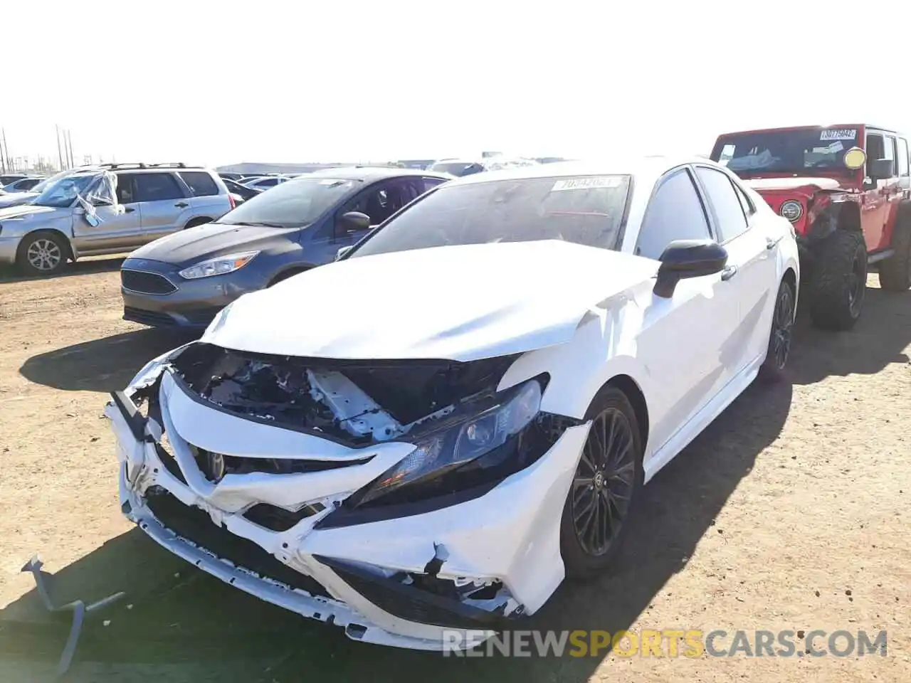 2 Photograph of a damaged car 4T1G11AKXMU471102 TOYOTA CAMRY 2021