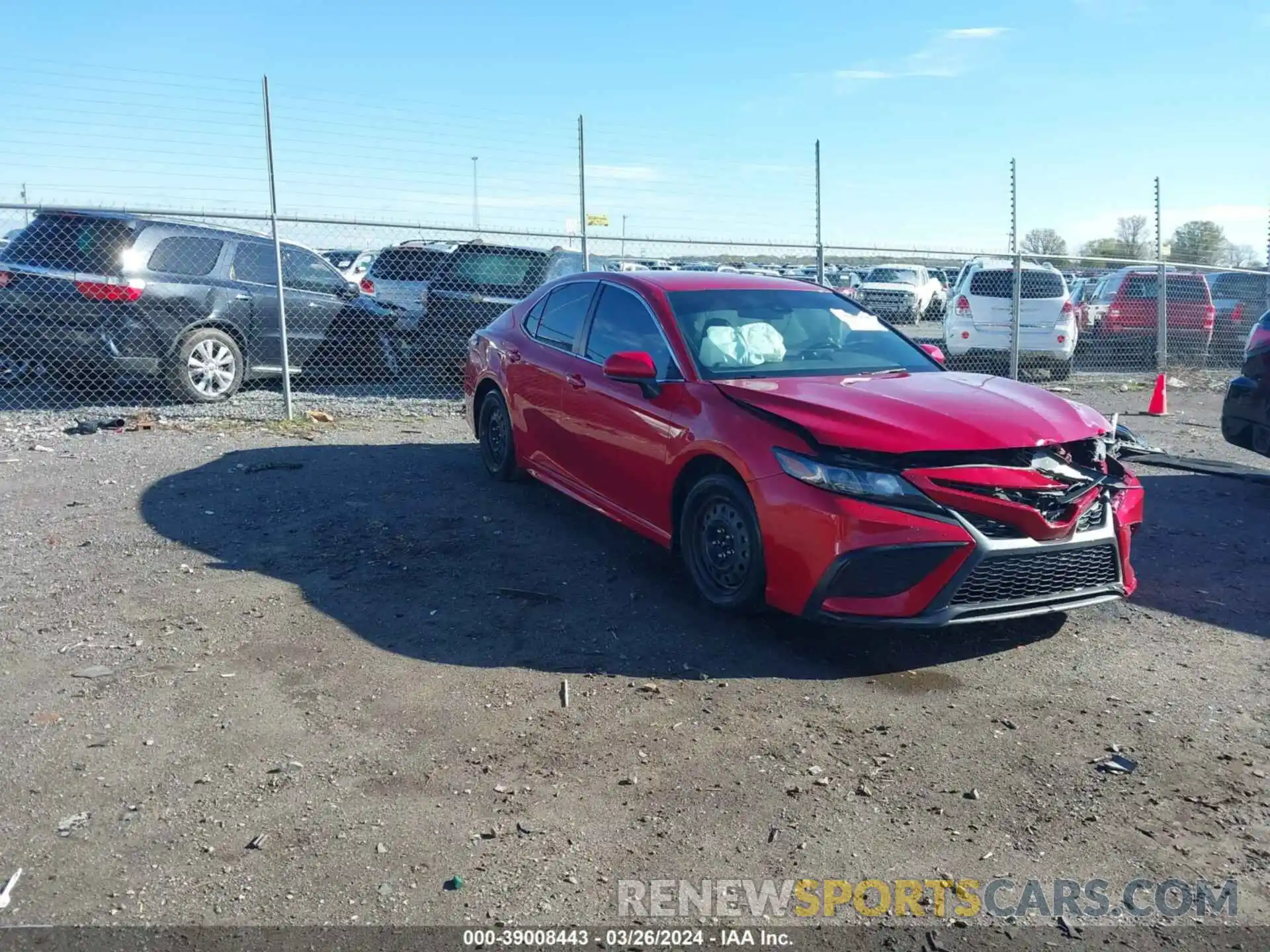 1 Photograph of a damaged car 4T1G11AKXMU472704 TOYOTA CAMRY 2021