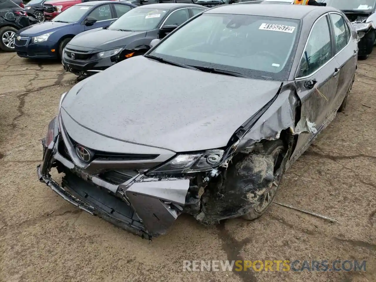 2 Photograph of a damaged car 4T1G11AKXMU480415 TOYOTA CAMRY 2021