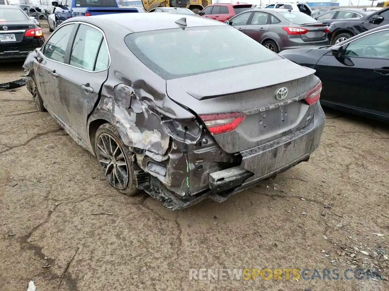 3 Photograph of a damaged car 4T1G11AKXMU480415 TOYOTA CAMRY 2021