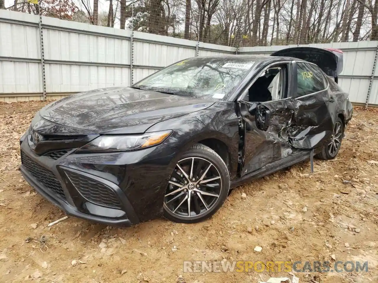 2 Photograph of a damaged car 4T1G11AKXMU484223 TOYOTA CAMRY 2021