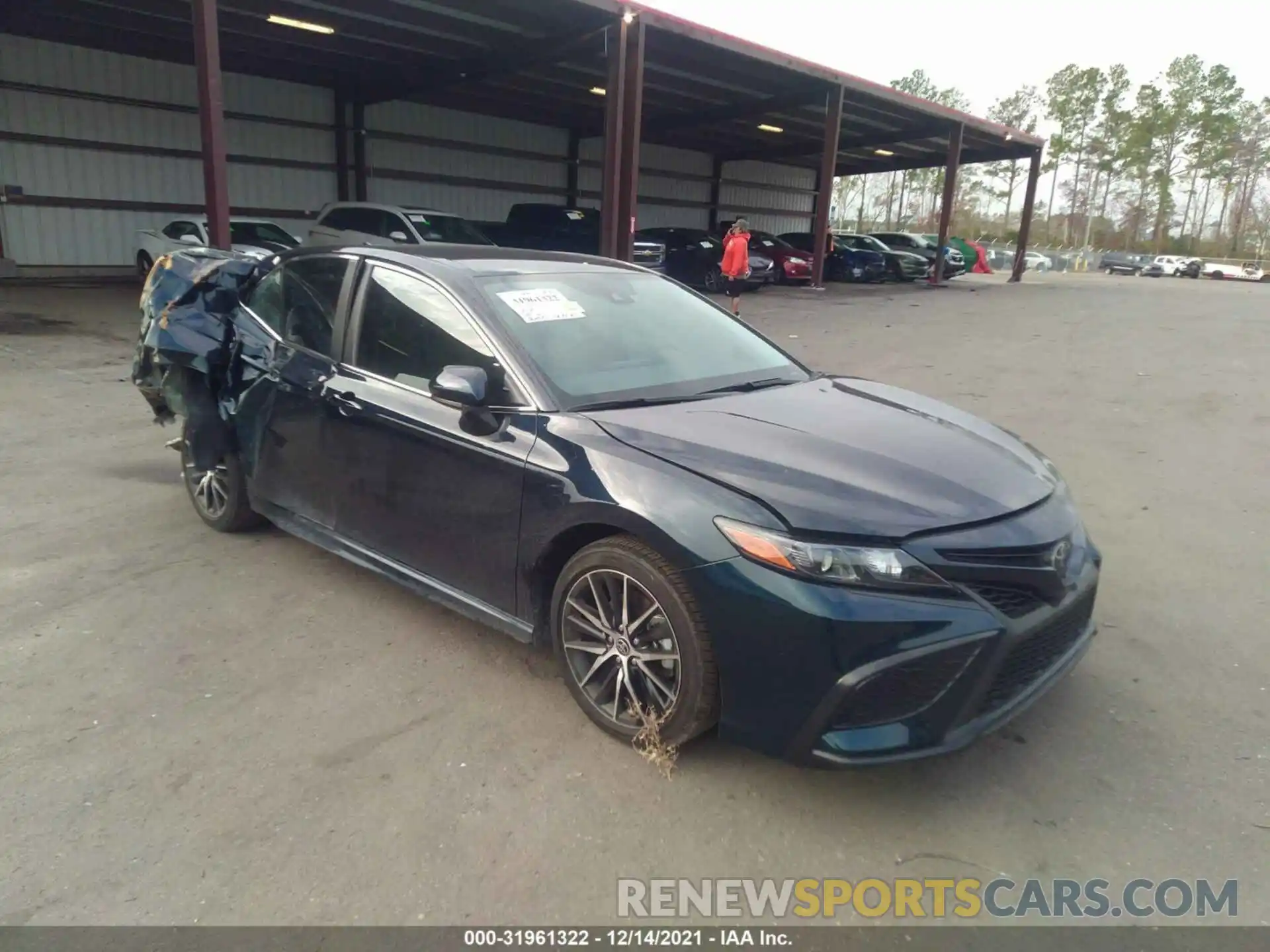 1 Photograph of a damaged car 4T1G11AKXMU490006 TOYOTA CAMRY 2021