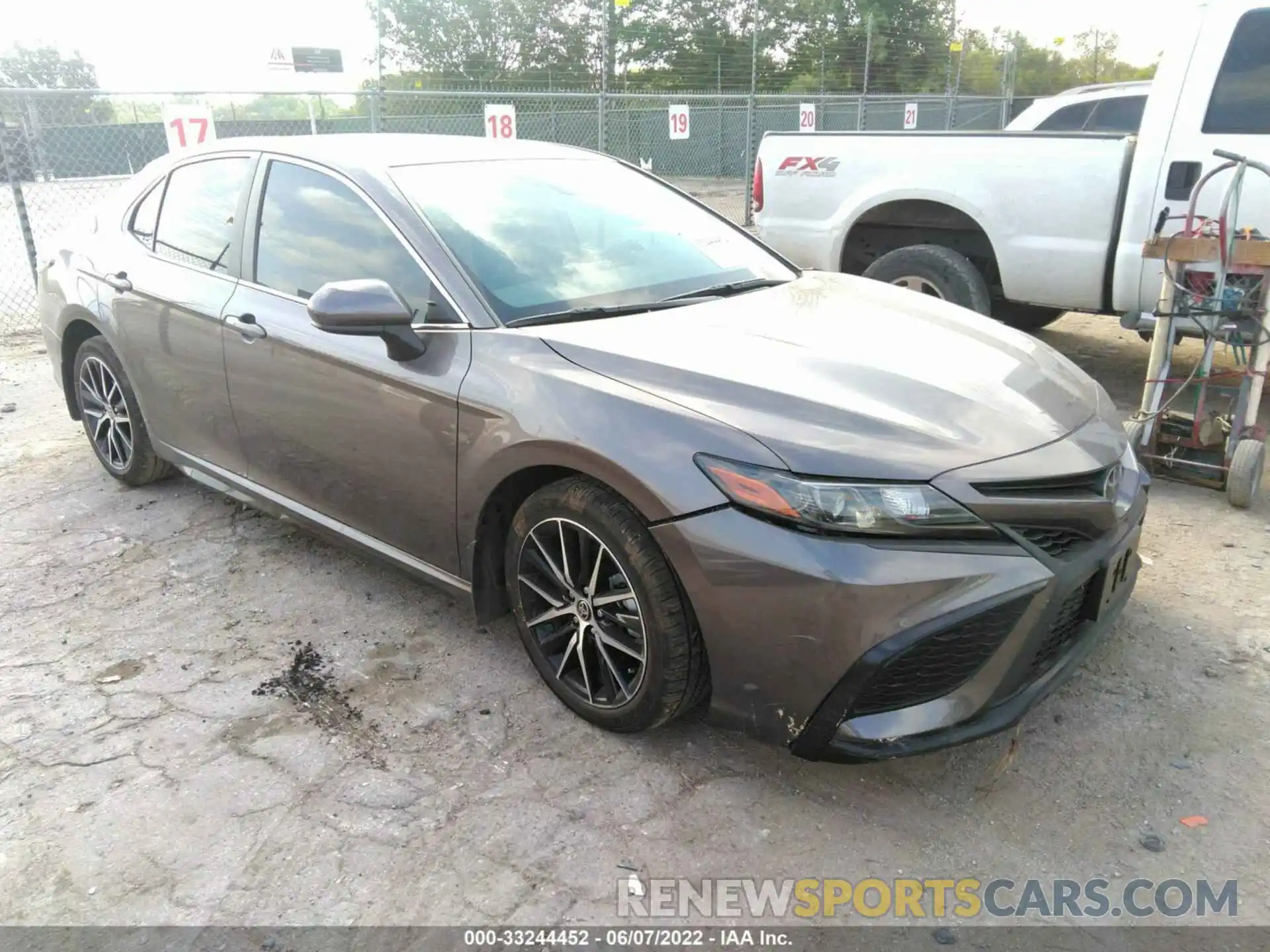 1 Photograph of a damaged car 4T1G11AKXMU490782 TOYOTA CAMRY 2021