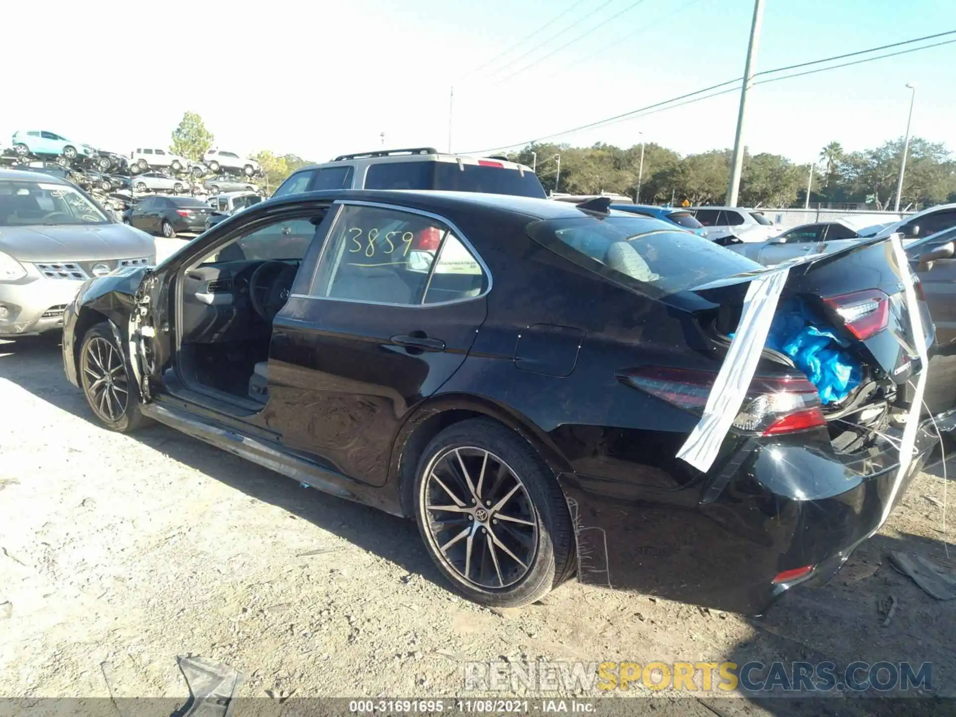 3 Photograph of a damaged car 4T1G11AKXMU491365 TOYOTA CAMRY 2021