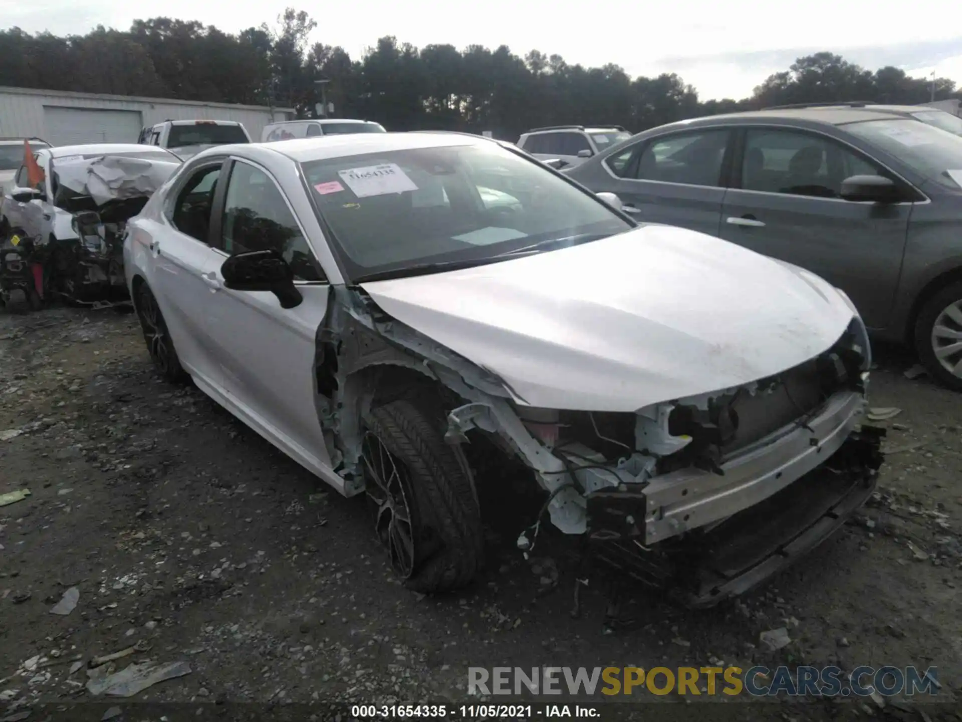 1 Photograph of a damaged car 4T1G11AKXMU491494 TOYOTA CAMRY 2021