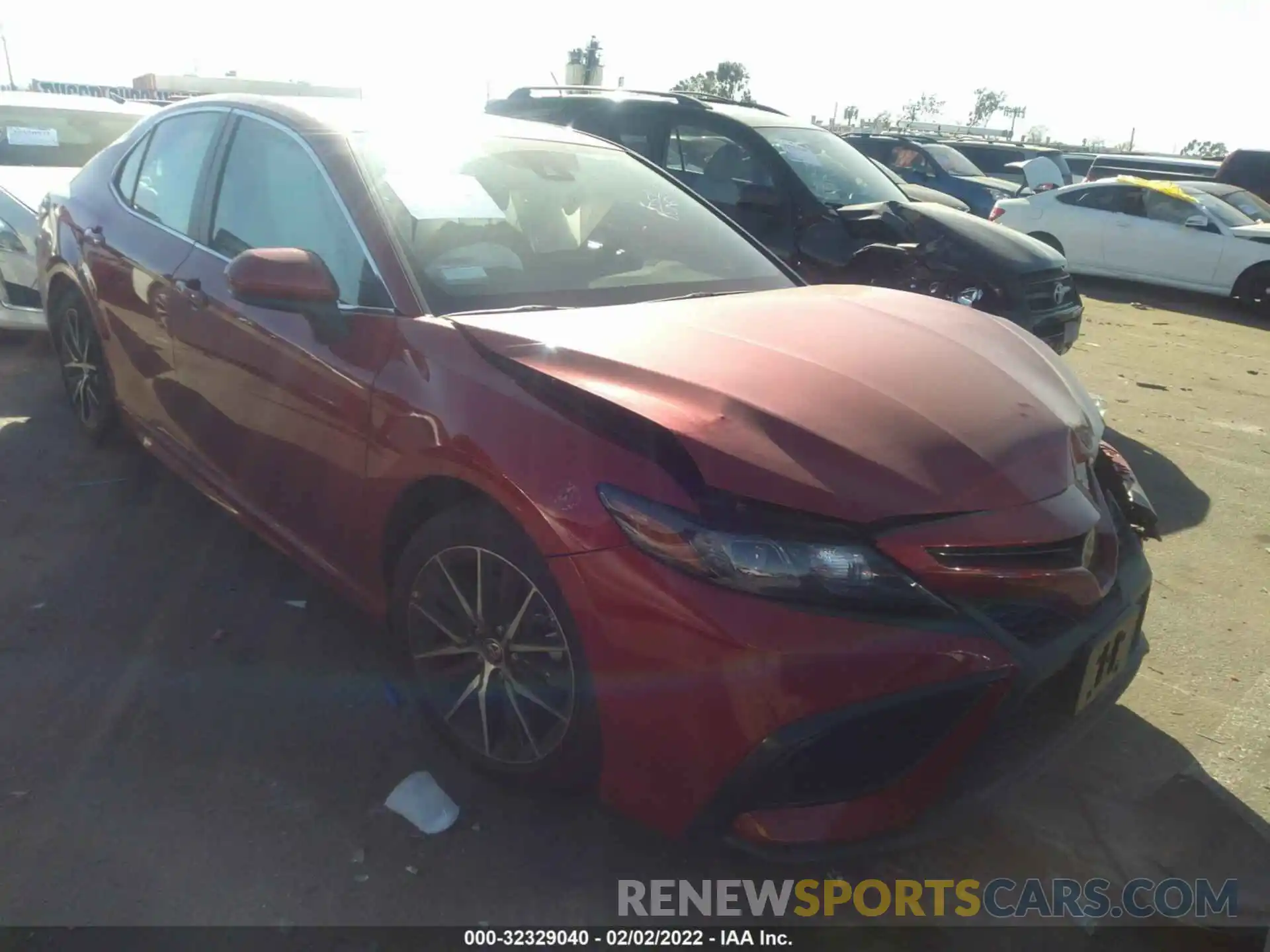 1 Photograph of a damaged car 4T1G11AKXMU497716 TOYOTA CAMRY 2021