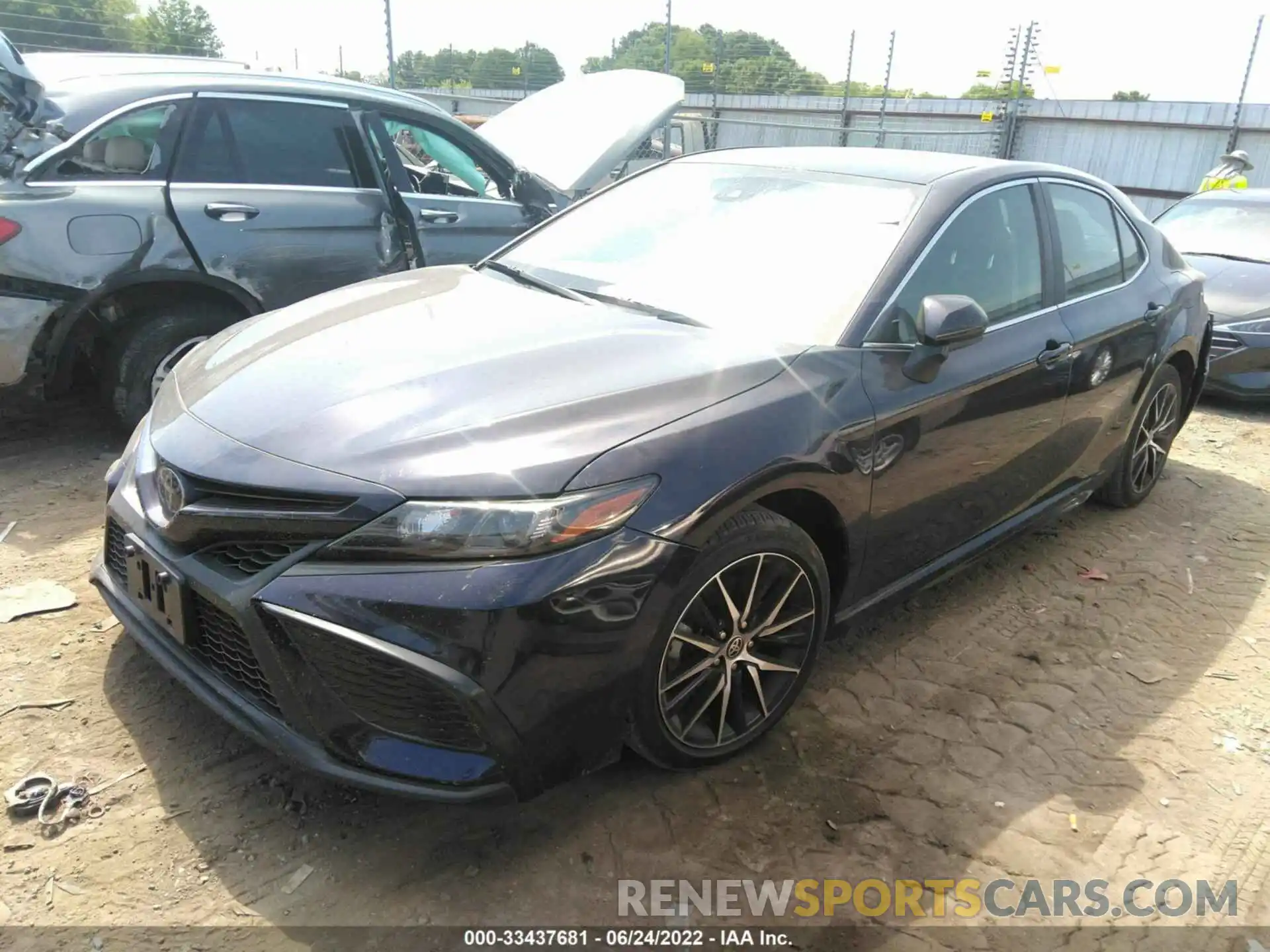 2 Photograph of a damaged car 4T1G11AKXMU512313 TOYOTA CAMRY 2021