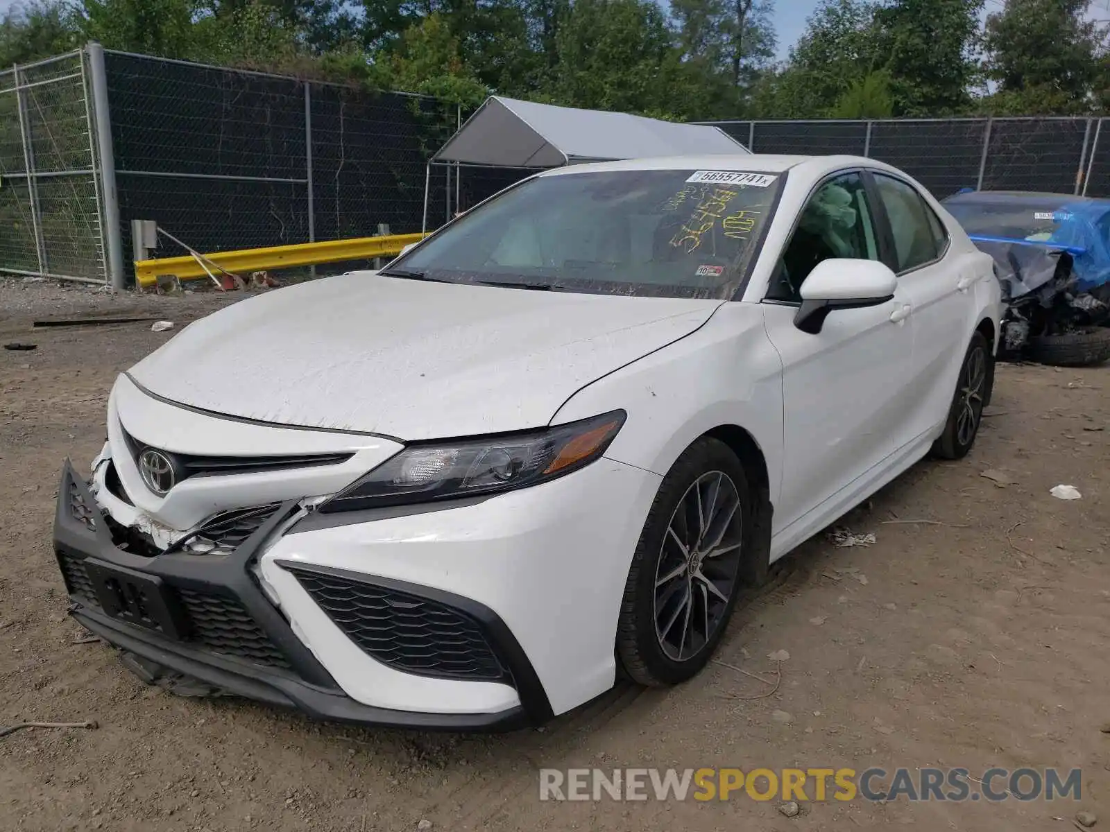 2 Photograph of a damaged car 4T1G11AKXMU513543 TOYOTA CAMRY 2021