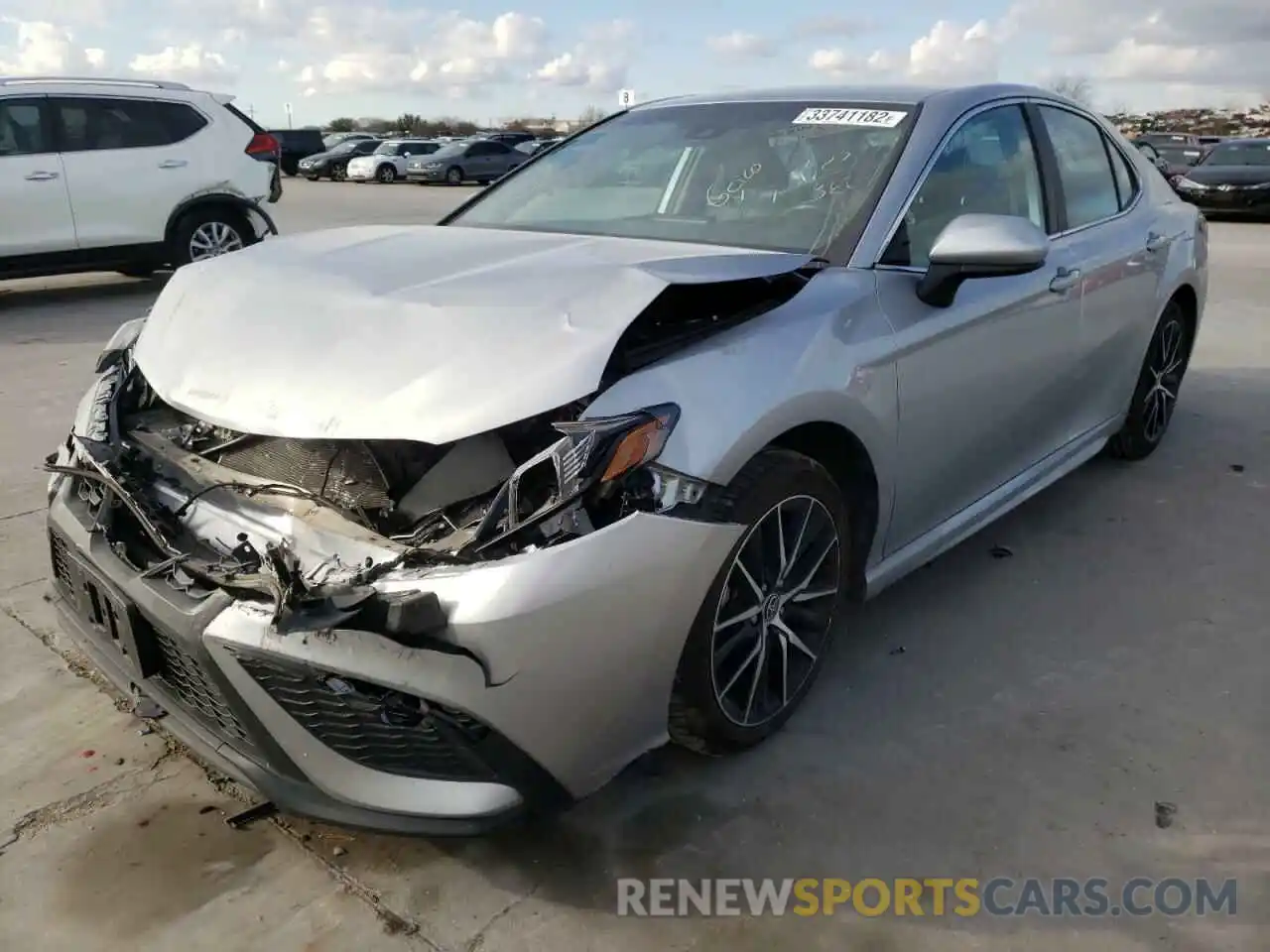 2 Photograph of a damaged car 4T1G11AKXMU516331 TOYOTA CAMRY 2021