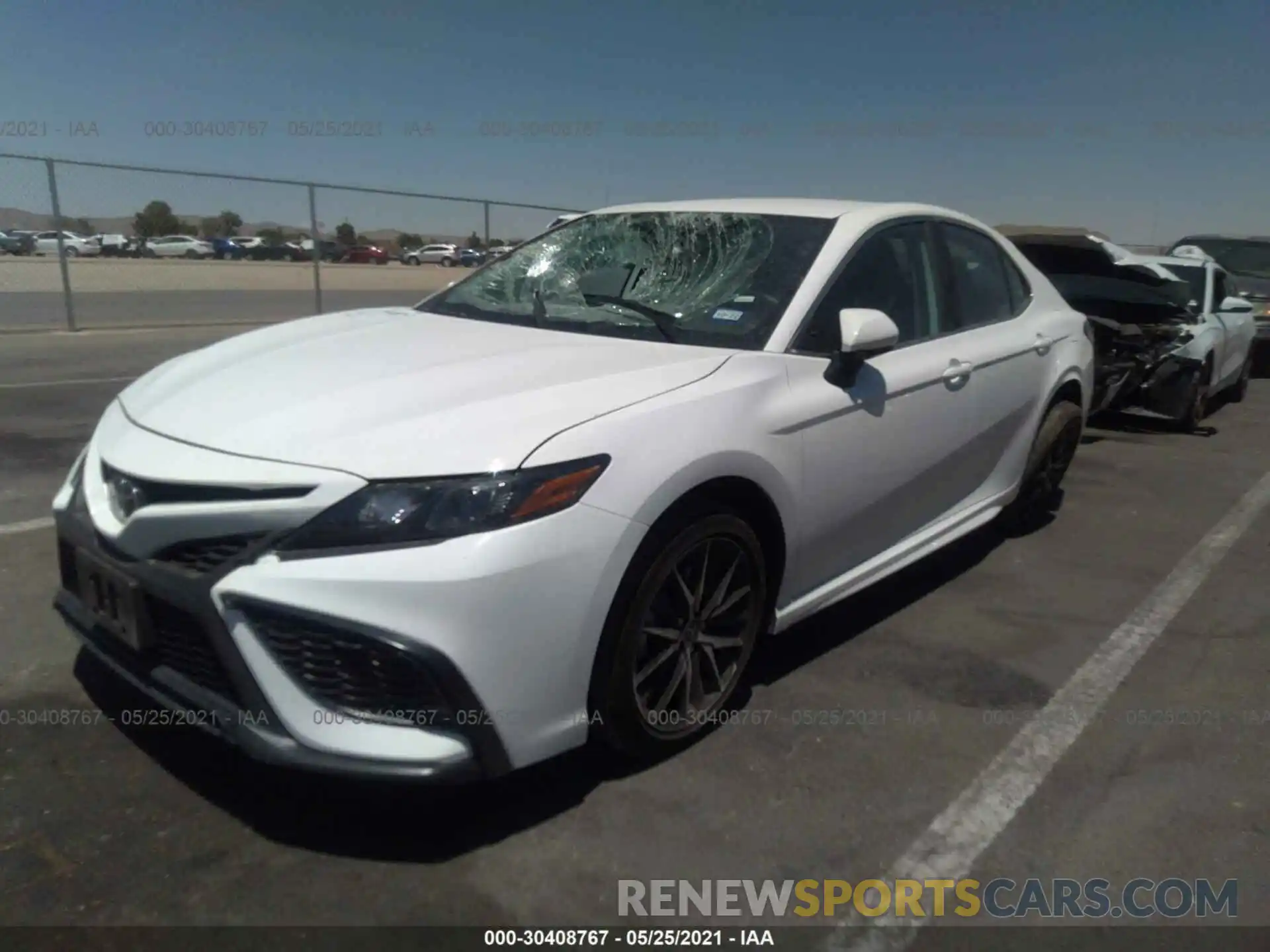 2 Photograph of a damaged car 4T1G11AKXMU516748 TOYOTA CAMRY 2021