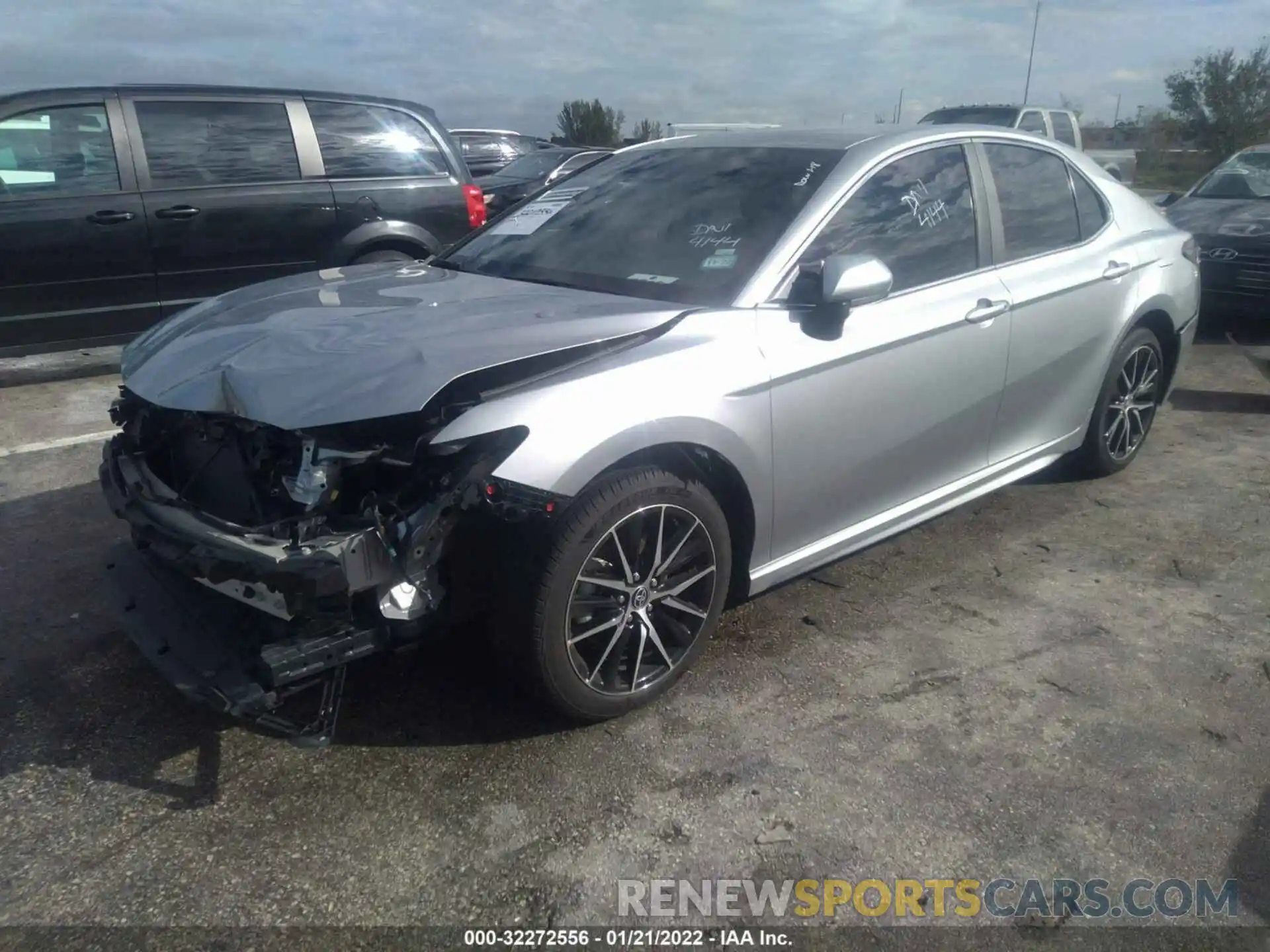 2 Photograph of a damaged car 4T1G11AKXMU524994 TOYOTA CAMRY 2021